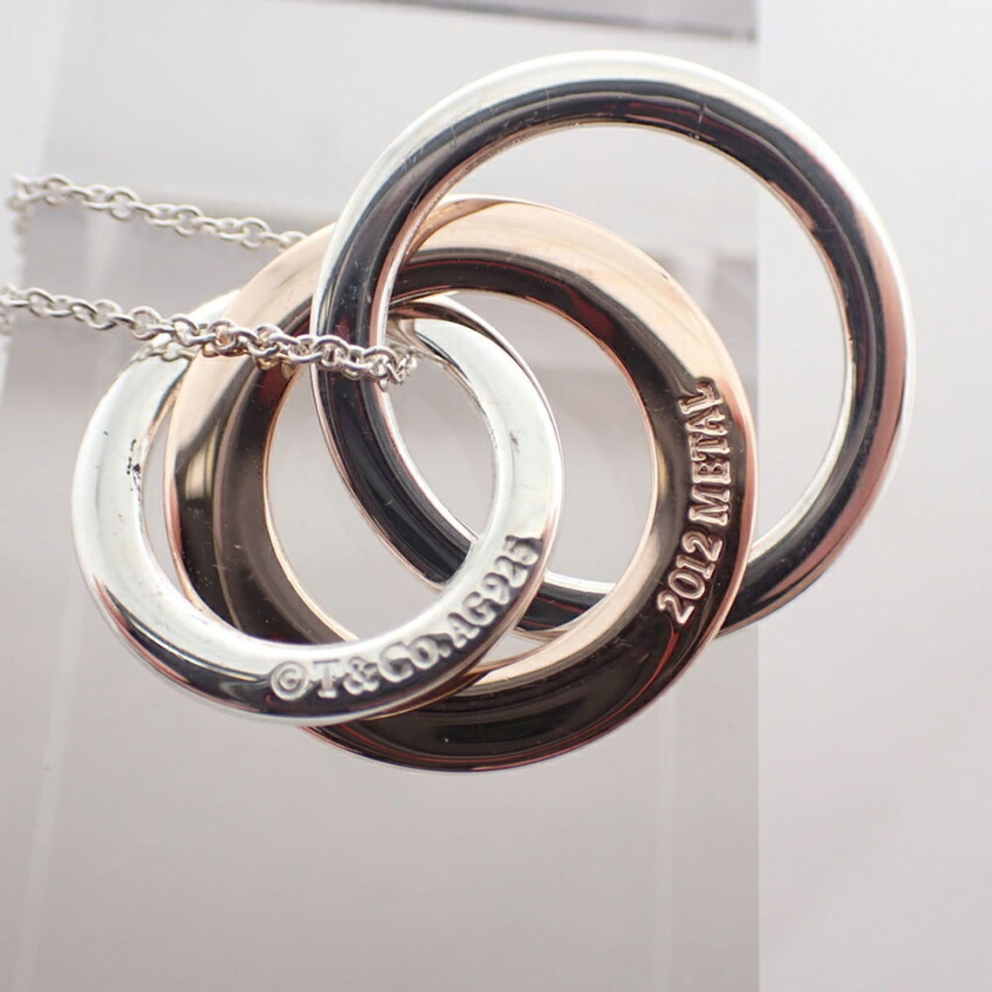 Tiffany & Co. TIFFANY & Co. 925 Metal 1837 Interlocking Circle Necklace Size ONE SIZE - 8 Thumbnail