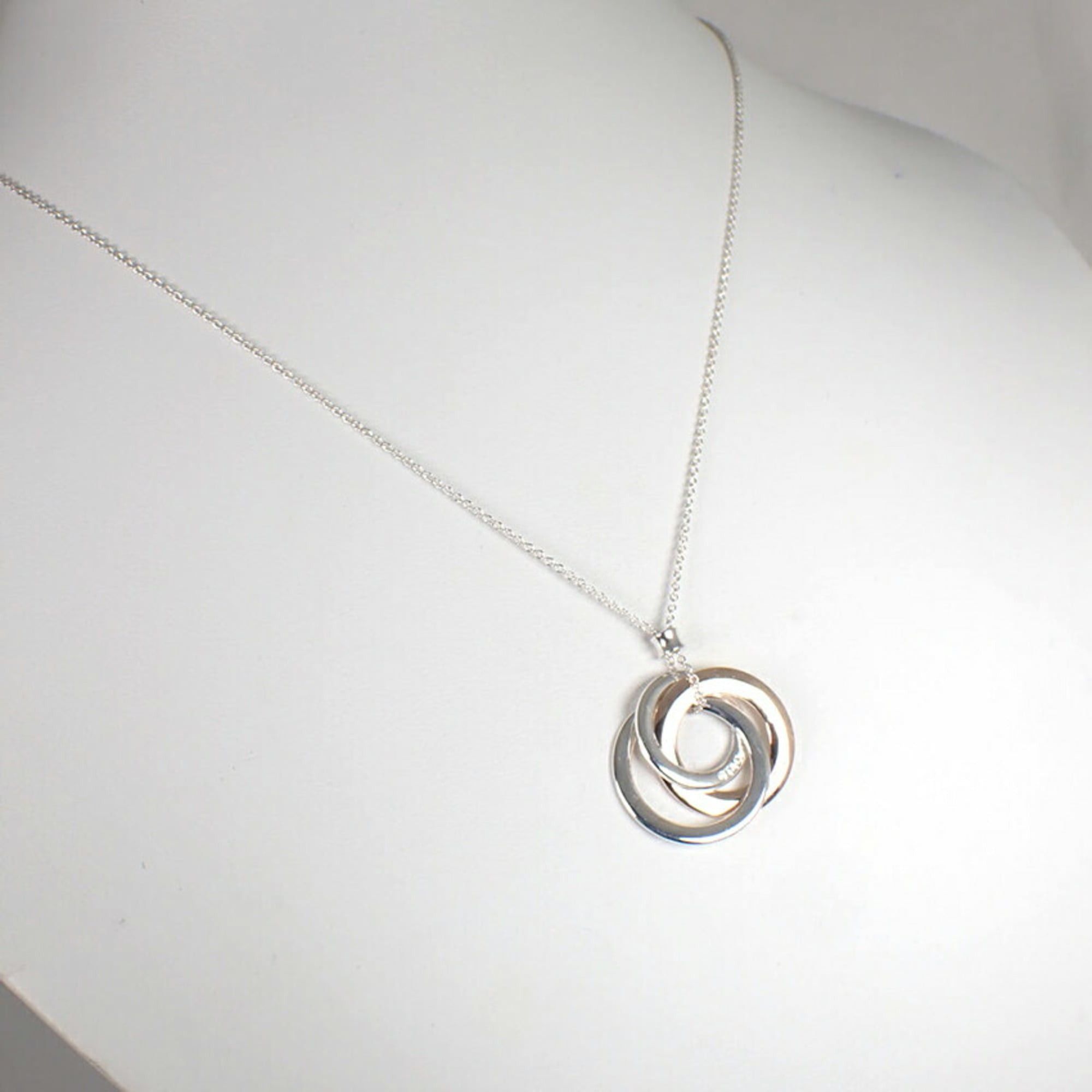 Tiffany & Co. TIFFANY & Co. 925 Metal 1837 Interlocking Circle Necklace Size ONE SIZE - 5 Thumbnail