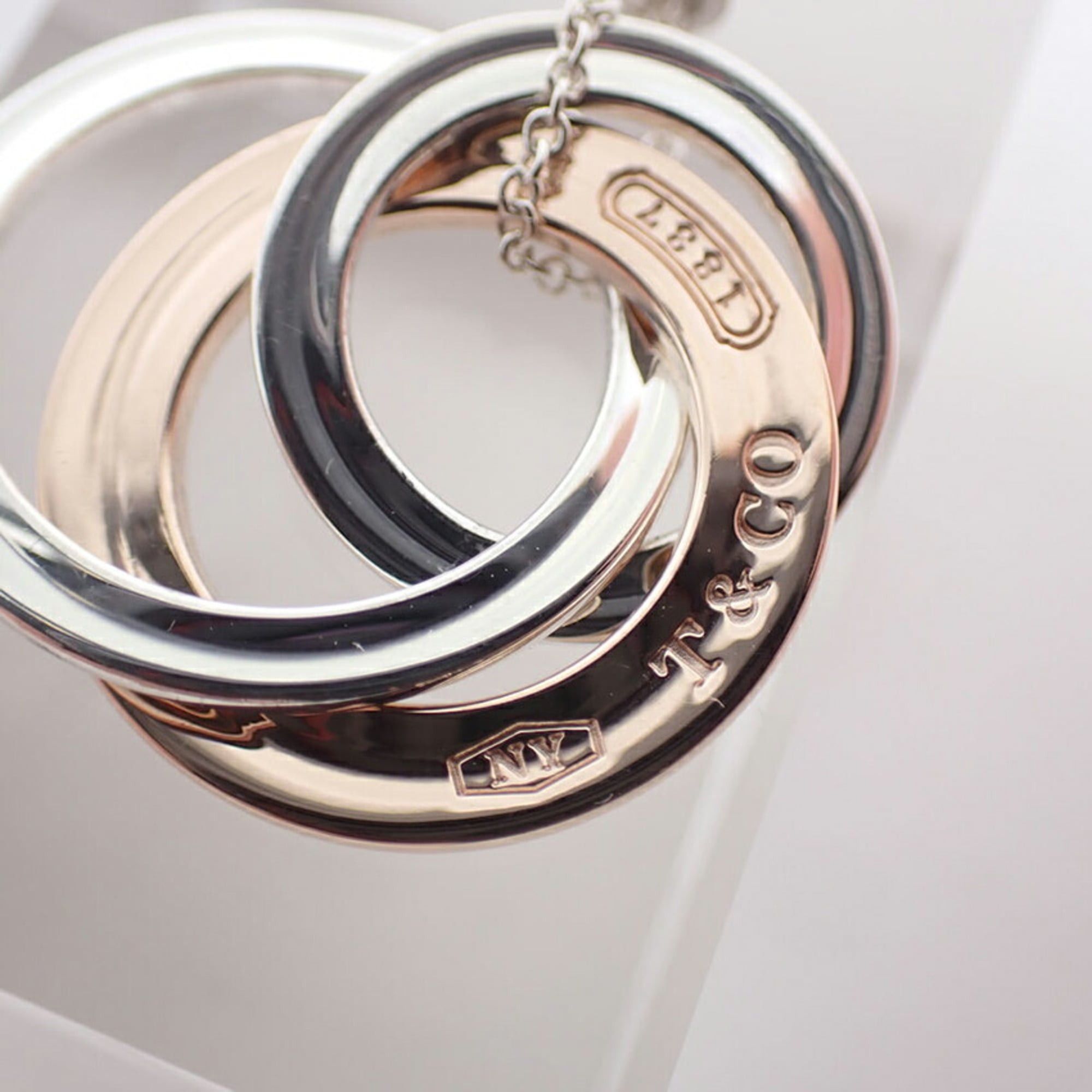 Tiffany & Co. TIFFANY & Co. 925 Metal 1837 Interlocking Circle Necklace Size ONE SIZE - 7 Thumbnail