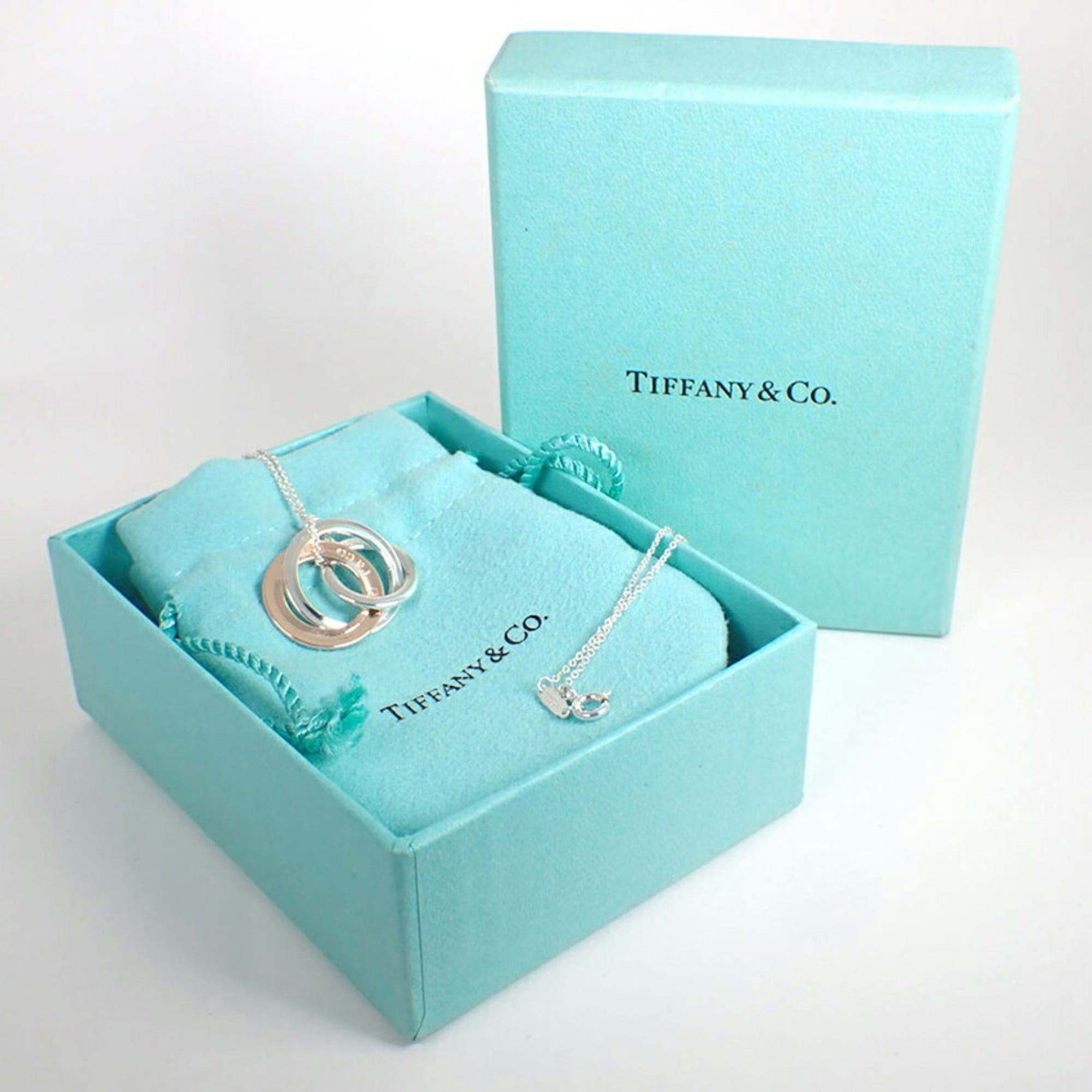 Tiffany & Co. TIFFANY & Co. 925 Metal 1837 Interlocking Circle Necklace Size ONE SIZE - 9 Thumbnail