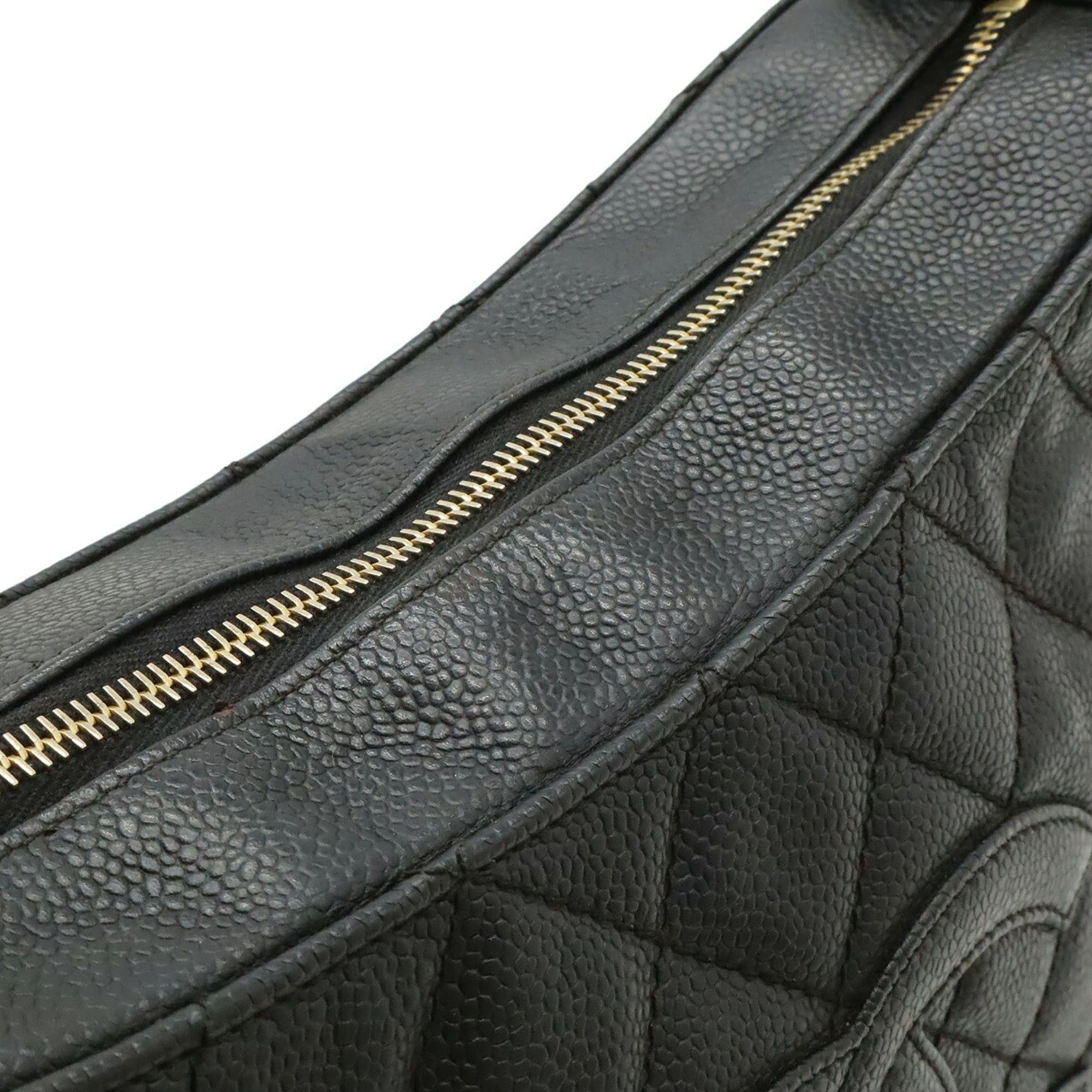 Chanel CHANEL Matelassé Chain Shoulder Bag, Caviar Leather, Black, A20993 Size ONE SIZE - 9 Thumbnail