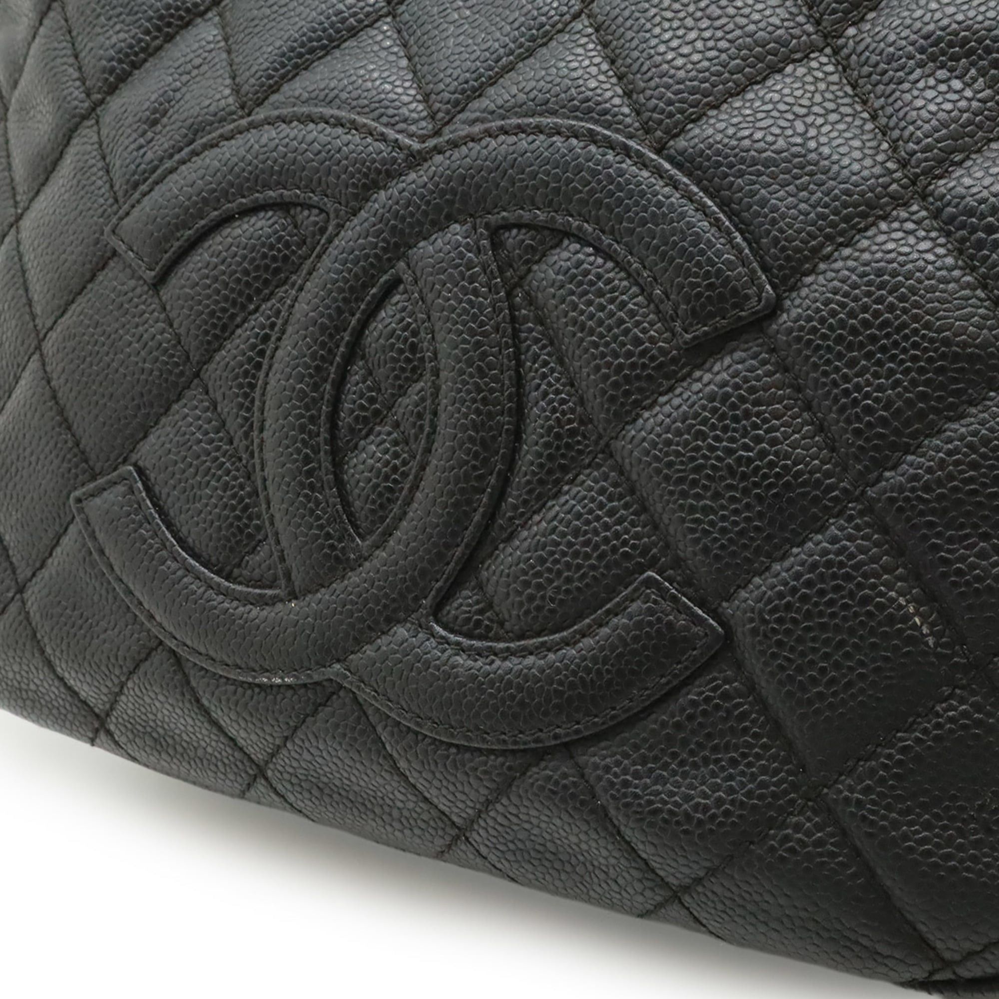 Chanel CHANEL Matelassé Chain Shoulder Bag, Caviar Leather, Black, A20993 Size ONE SIZE - 10 Thumbnail