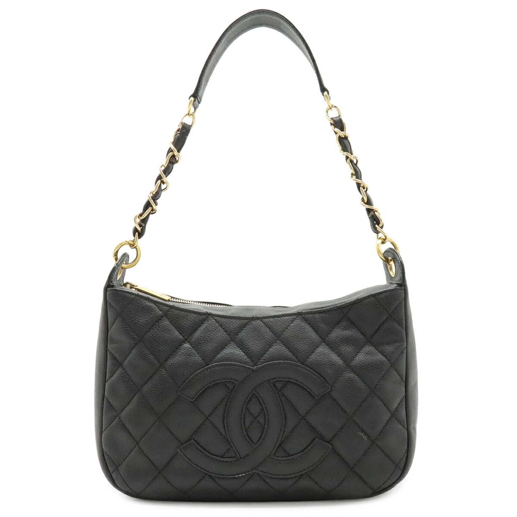 Chanel CHANEL Matelassé Chain Shoulder Bag, Caviar Leather, Black, A20993 Size ONE SIZE - 2 Thumbnail