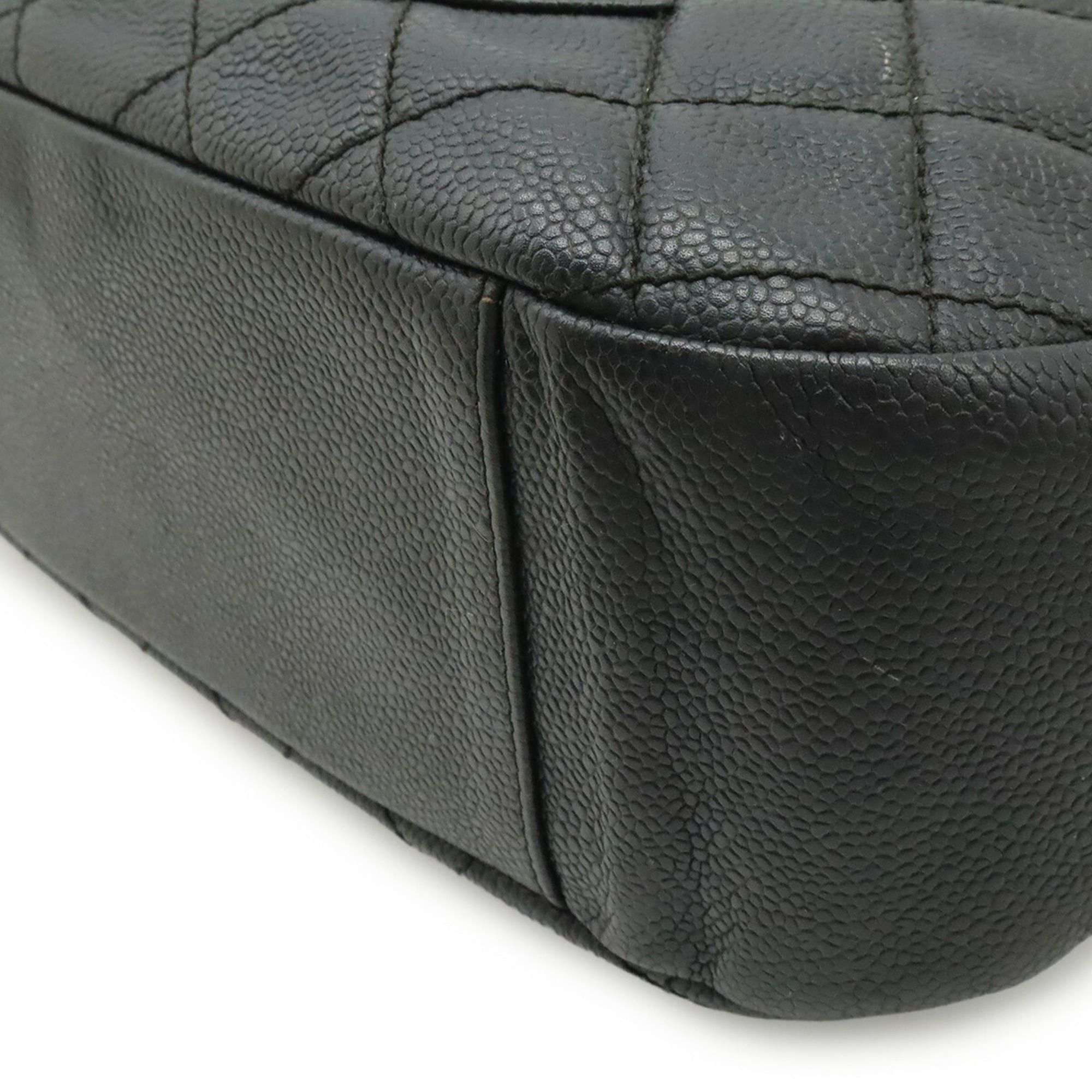 Chanel CHANEL Matelassé Chain Shoulder Bag, Caviar Leather, Black, A20993 Size ONE SIZE - 4 Thumbnail