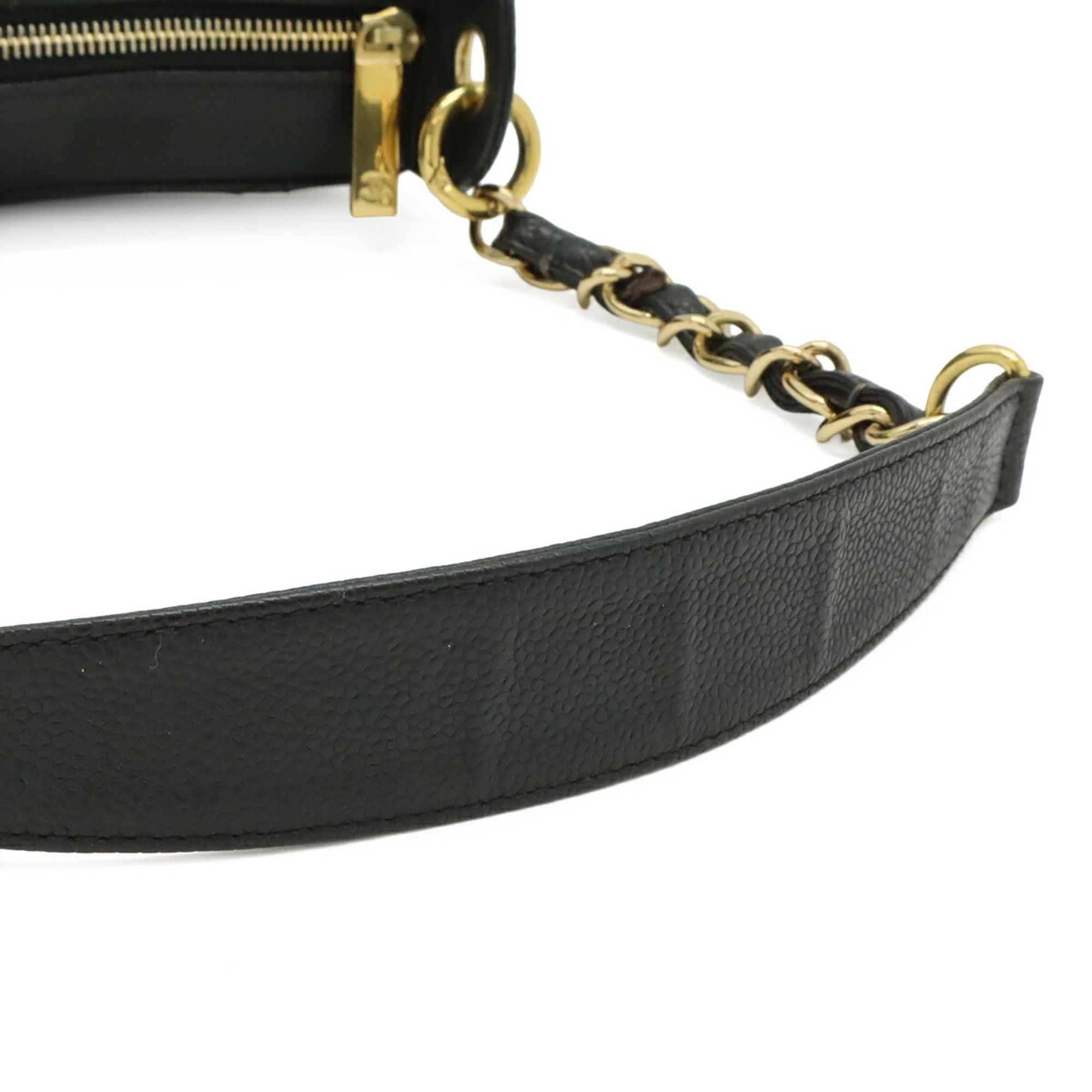 Chanel CHANEL Matelassé Chain Shoulder Bag, Caviar Leather, Black, A20993 Size ONE SIZE - 6 Thumbnail