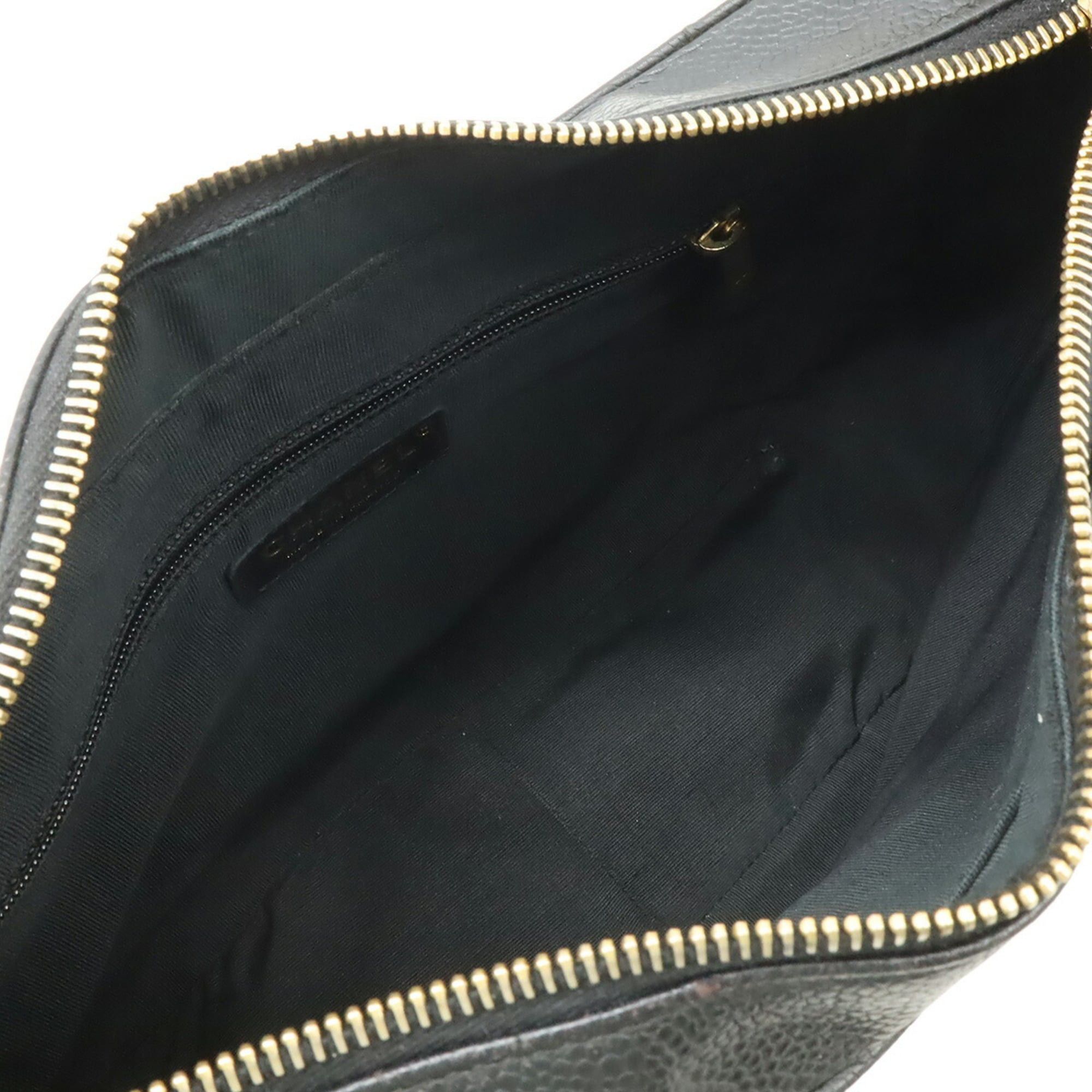 Chanel CHANEL Matelassé Chain Shoulder Bag, Caviar Leather, Black, A20993 Size ONE SIZE - 8 Thumbnail