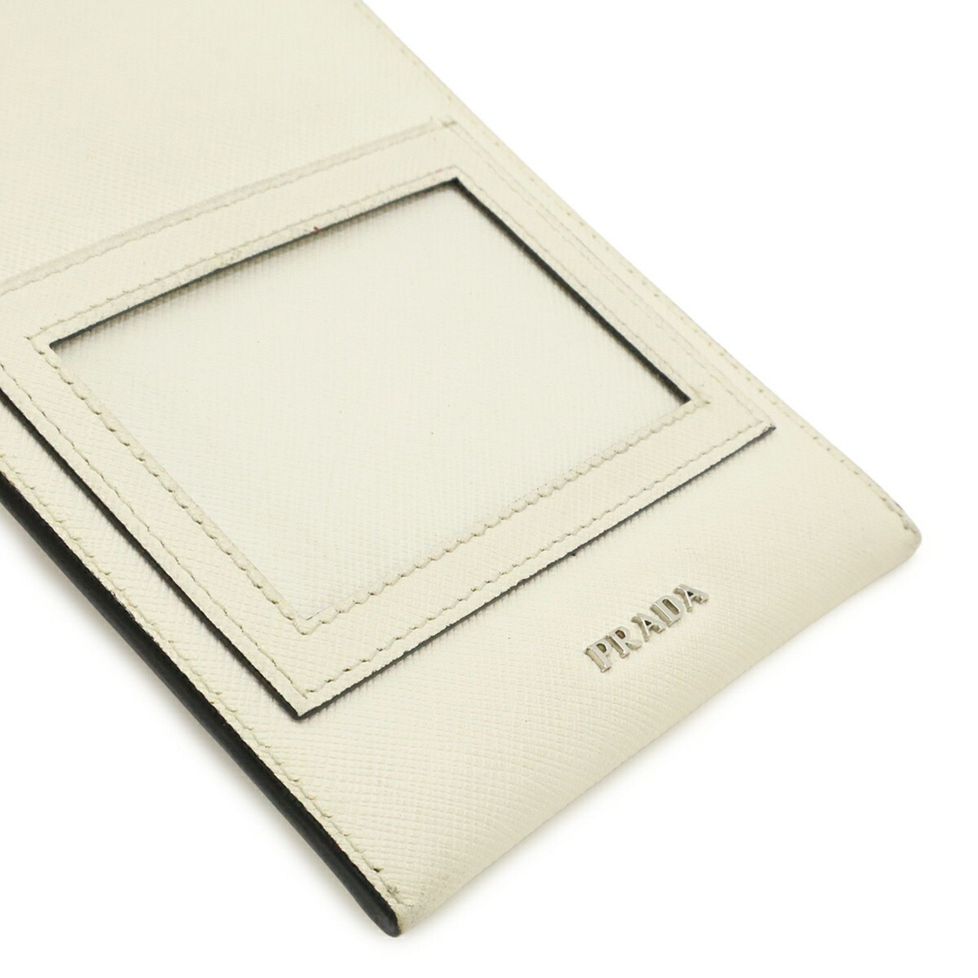 Prada PRADA Saffiano Leather Smartphone Case, Shoulder Bag, Handbag, Pouch, White (2ZH067) Size ONE SIZE - 8 Thumbnail