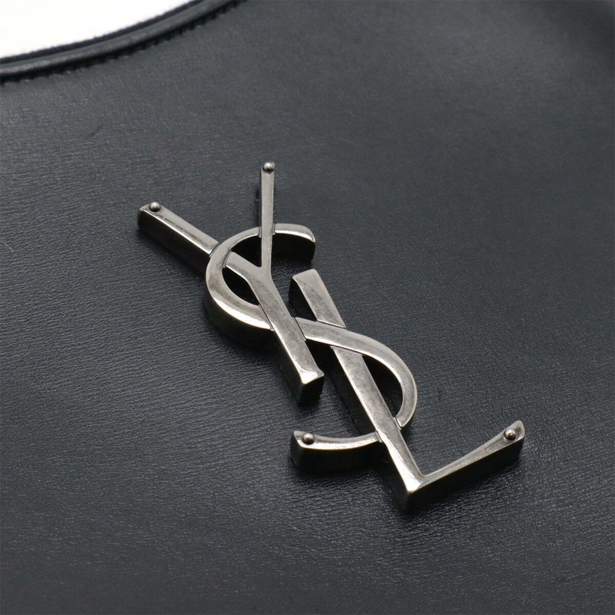 Yves Saint Laurent SAINT LAURENT PARIS YSL Yves Saint Laurent Heart Pochette Chain Shoulder Bag Tassel Leather Black 540694 Size ONE SIZE - 7 Thumbnail