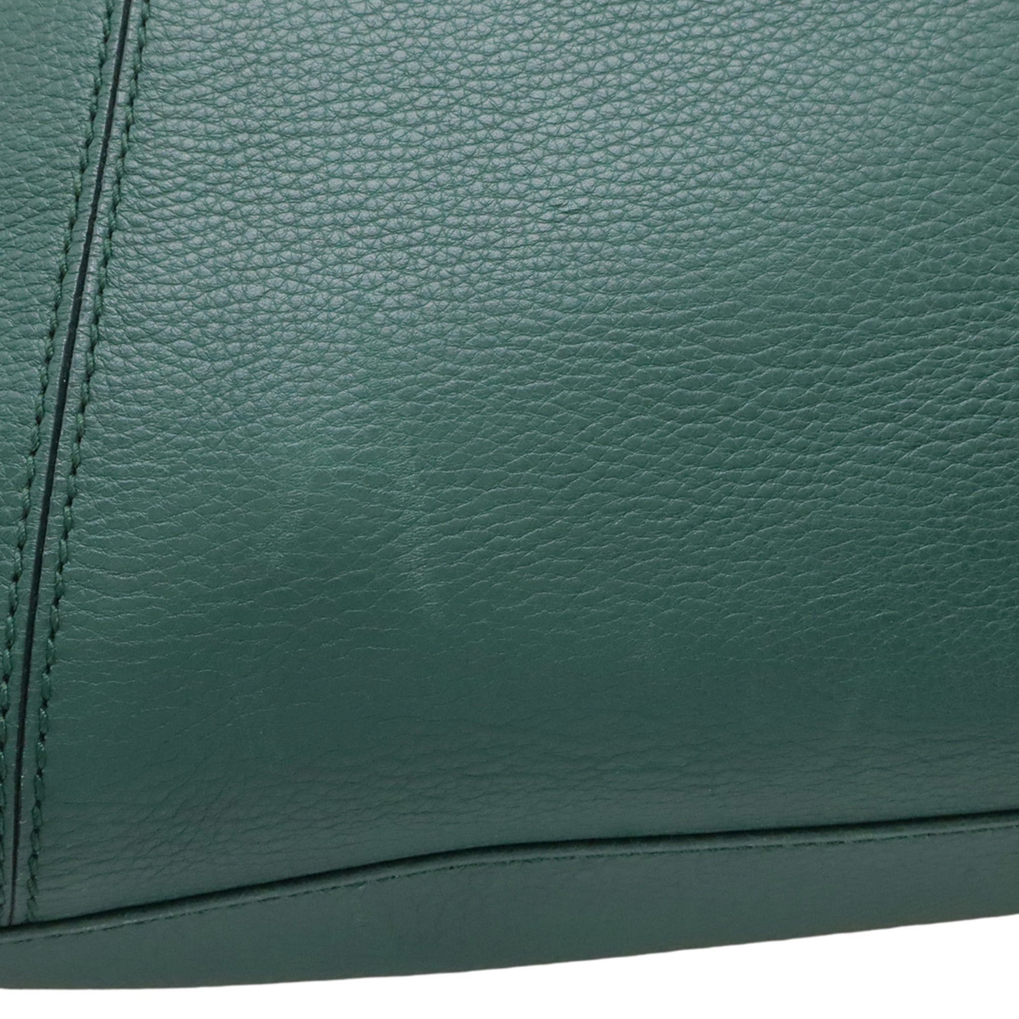 Bvlgari BVLGARI Octo Tote Bag Shoulder Leather Green Mocha Brown Size ONE SIZE - 5 Thumbnail