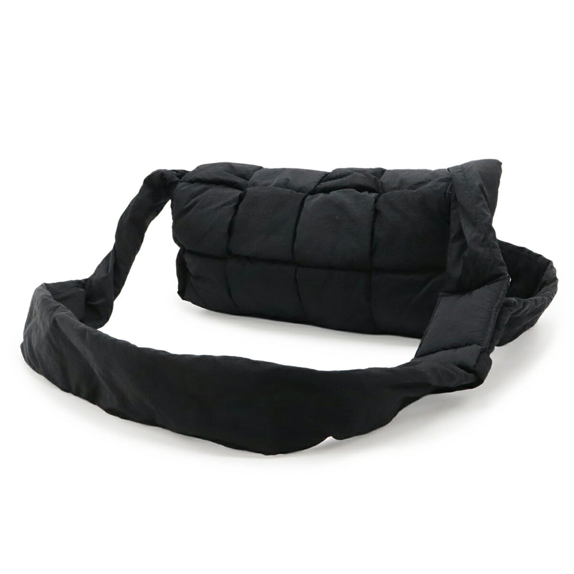 Bottega Veneta Bottega Veneta Padded Tech Cassette Medium Intrecciato Shoulder Bag Nylon Black 749878 Size ONE SIZE - 3 Thumbnail