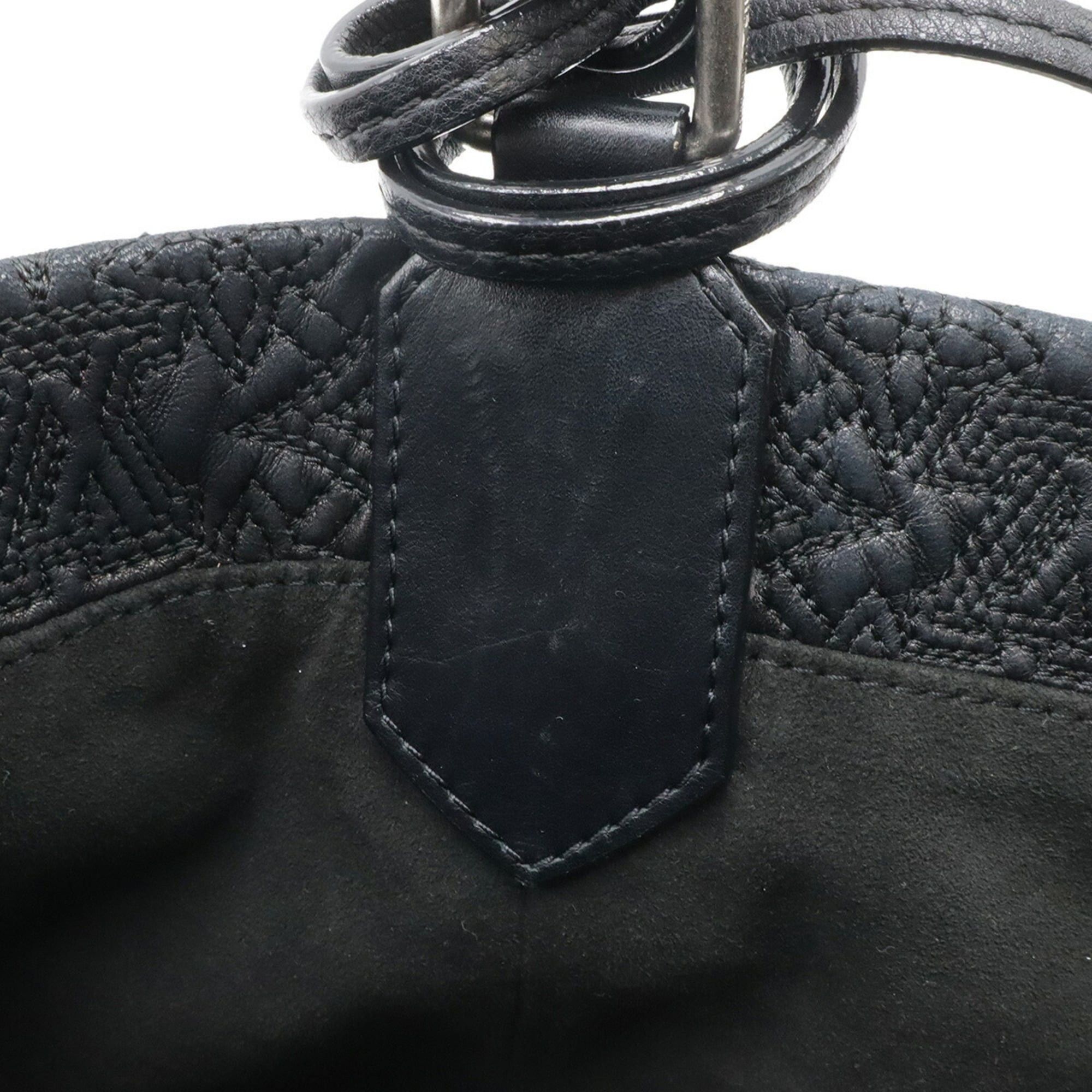 Louis Vuitton Louis Vuitton Monogram Anthea Hobo PM Shoulder Bag Leather Noir Black M93833 Size ONE SIZE - 8 Thumbnail