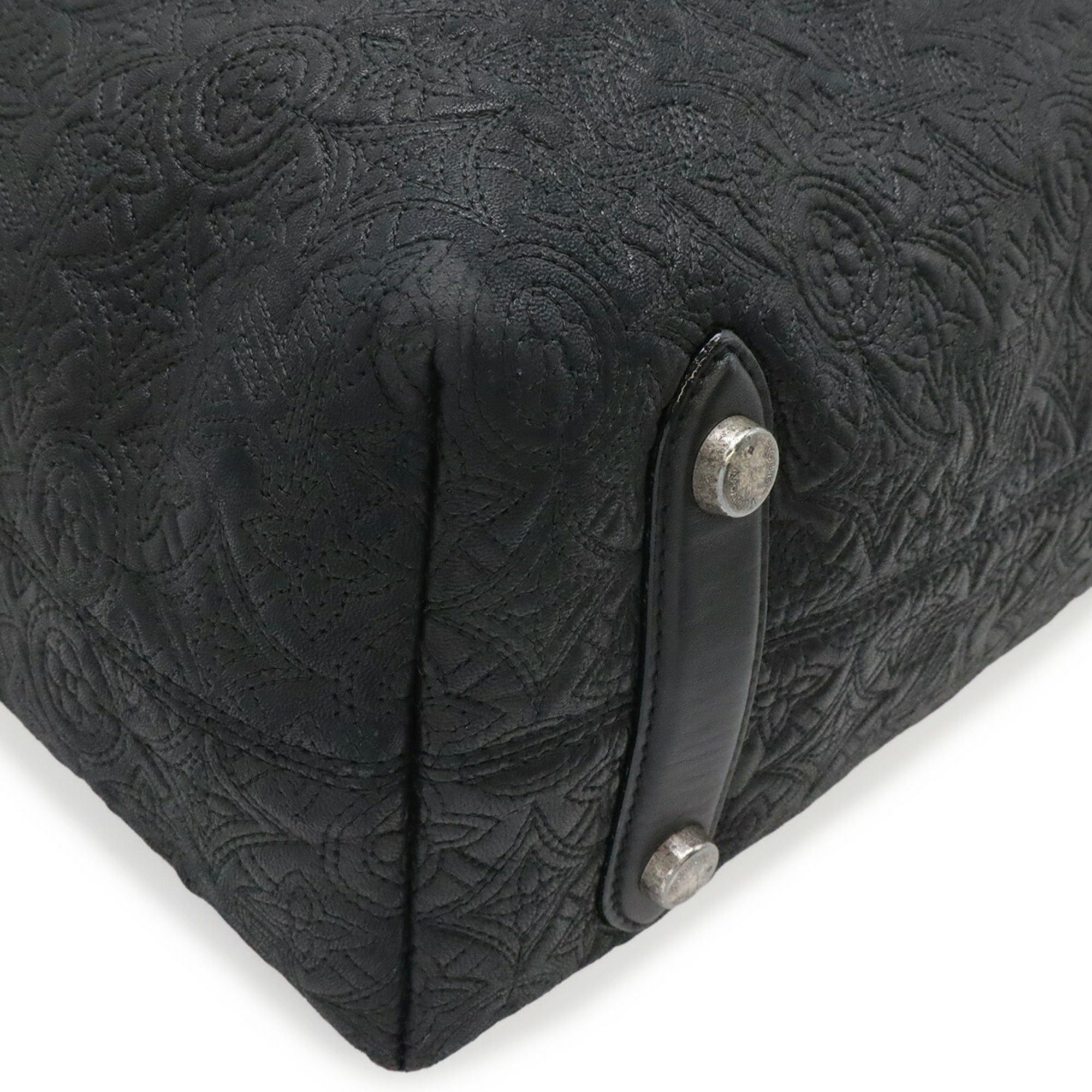 Louis Vuitton Louis Vuitton Monogram Anthea Hobo PM Shoulder Bag Leather Noir Black M93833 Size ONE SIZE - 4 Thumbnail