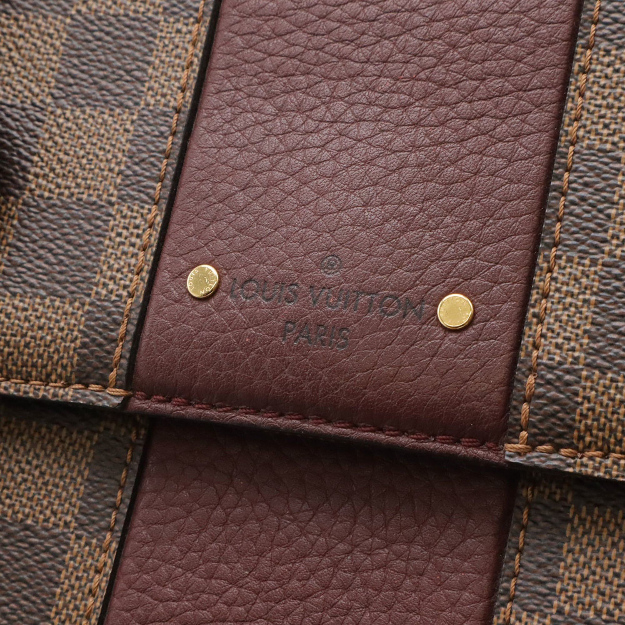 Louis Vuitton LOUIS VUITTON Damier Bond Street BB Handbag/Shoulder Bag, Brown/Bordeaux, N64416 Size ONE SIZE - 5 Thumbnail