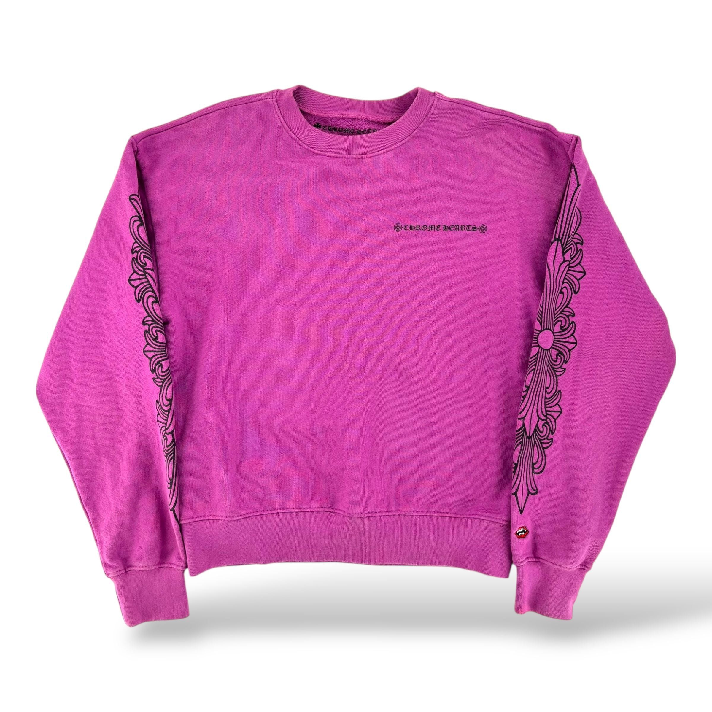 Chrome Hearts Matty Boy Spider Web Crewneck Sweatshirt Purple Size US XS / EU 42 / 0 - 2 Thumbnail