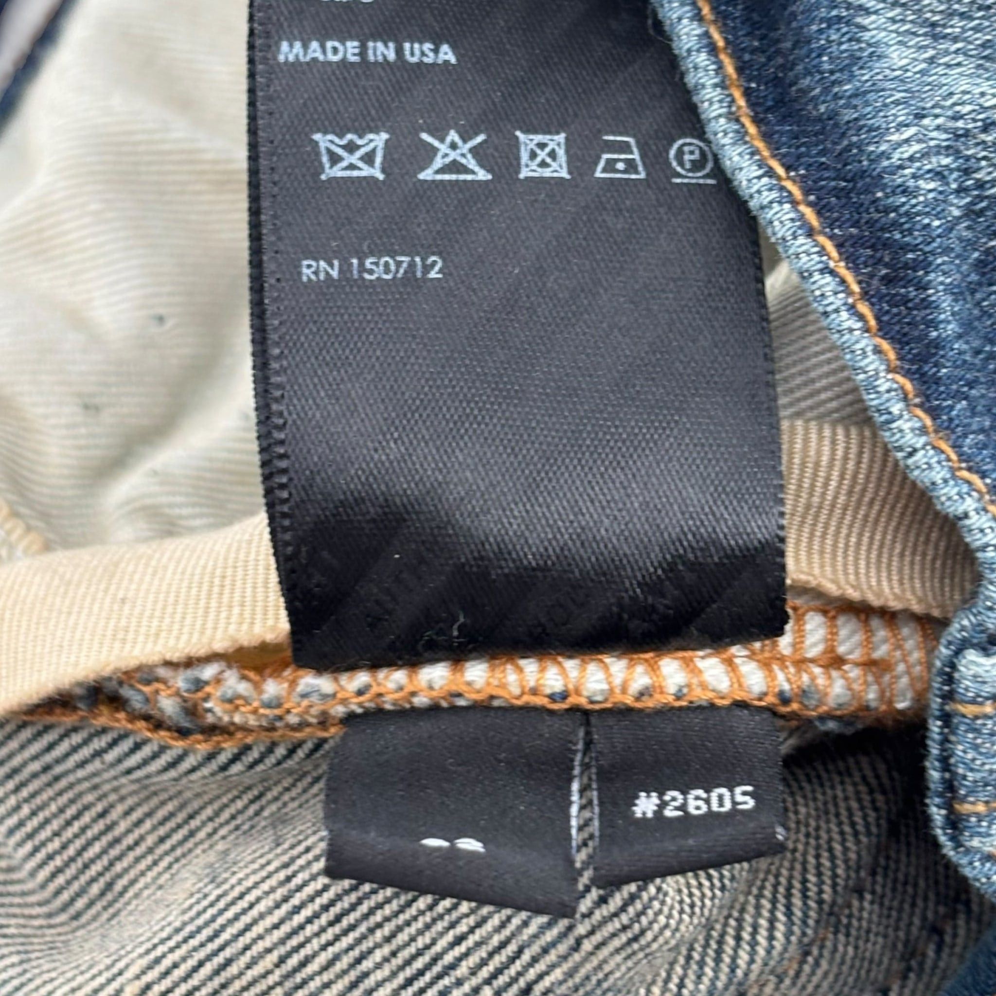 Amiri Blue Bandana Knee Patch Jeans Size US 32 / EU 48 - 5 Thumbnail