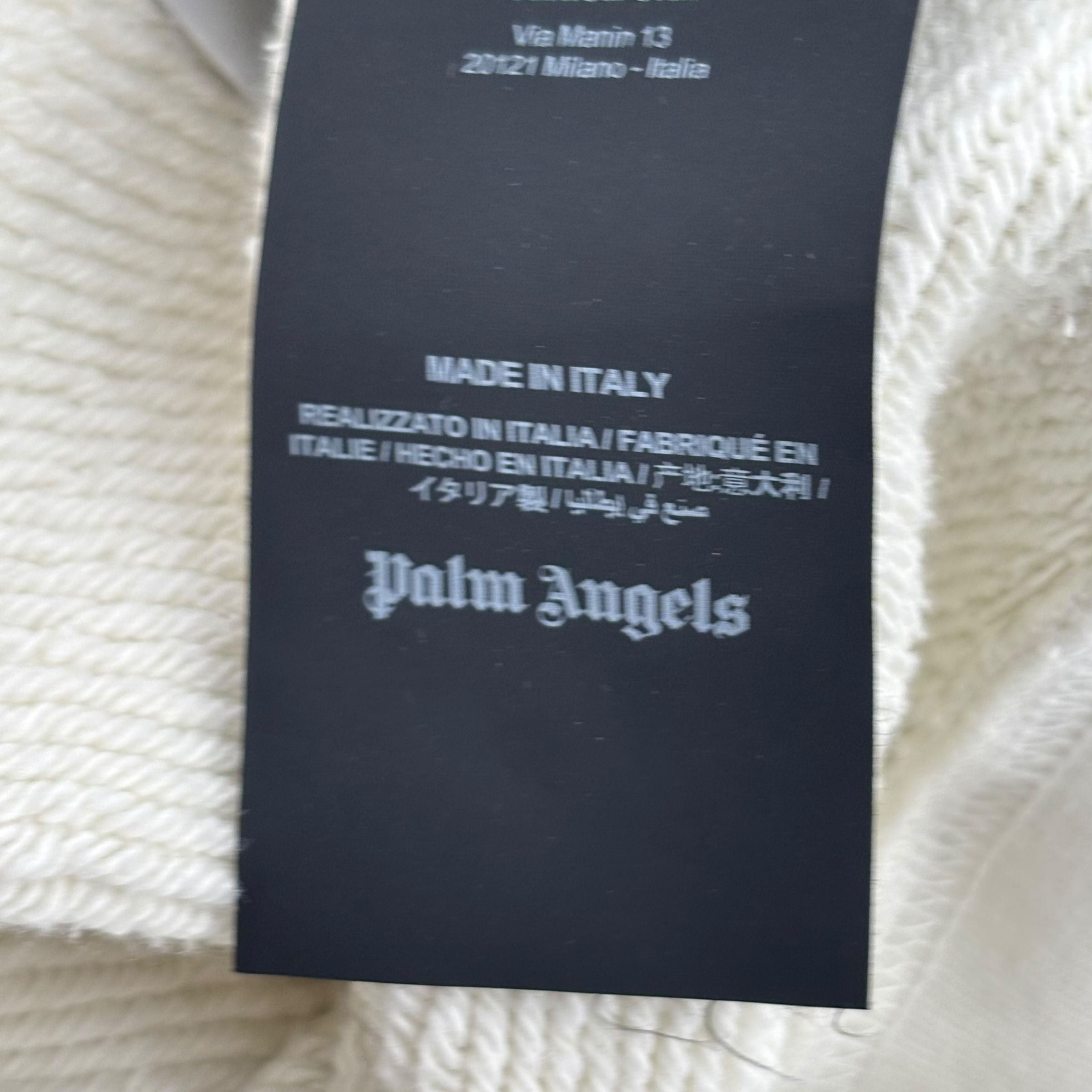 Palm Angels Sweatshirt "Teddy Bear White" Size US M / EU 48-50 / 2 - 7 Thumbnail