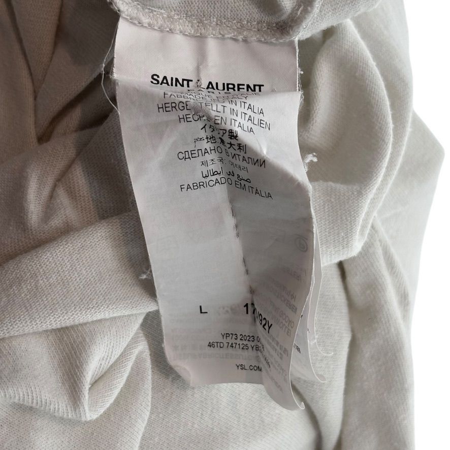 Other YSl Center Logo Tee White Size US L / EU 52-54 / 3 - 4 Thumbnail