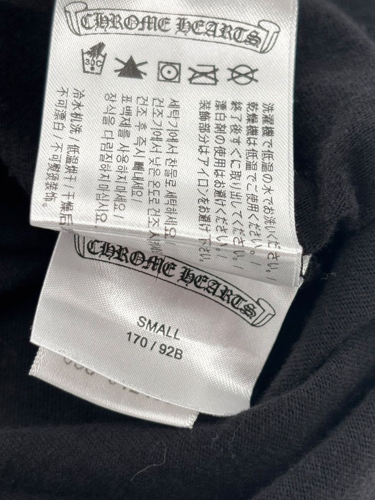 Chrome Hearts Neck Letters Tee Purple Black Size US S / EU 44-46 / 1 - 4 Thumbnail
