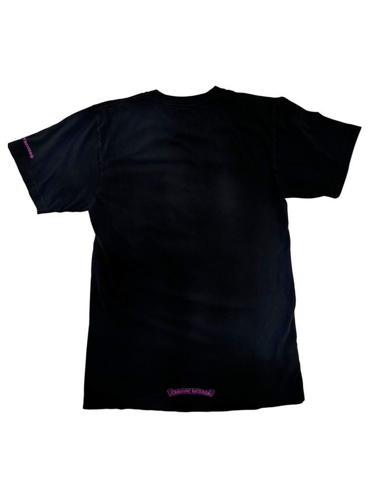 Chrome Hearts Neck Letters Tee Purple Black Size US S / EU 44-46 / 1 - 3 Thumbnail