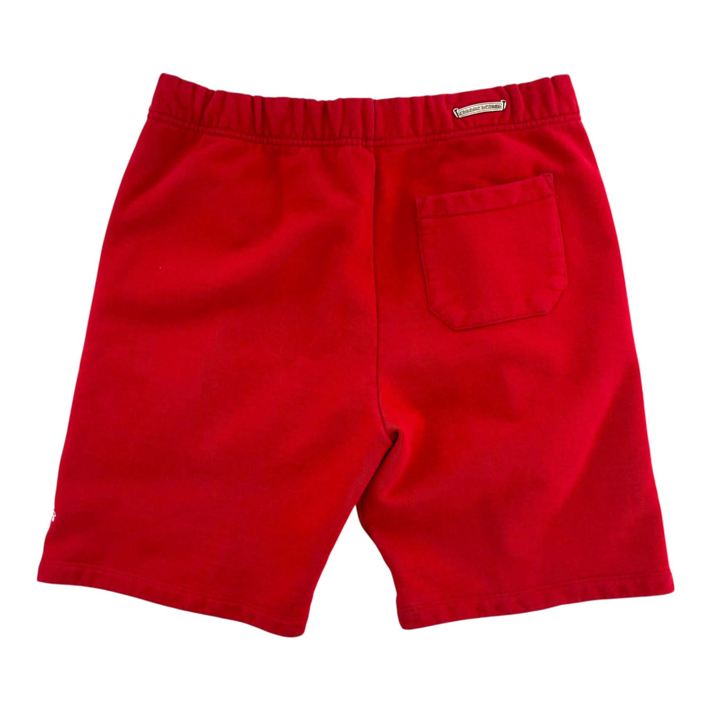 Chrome Hearts Triple Cross Sweatshorts Red Size US 36 / EU 52 - 2 Thumbnail