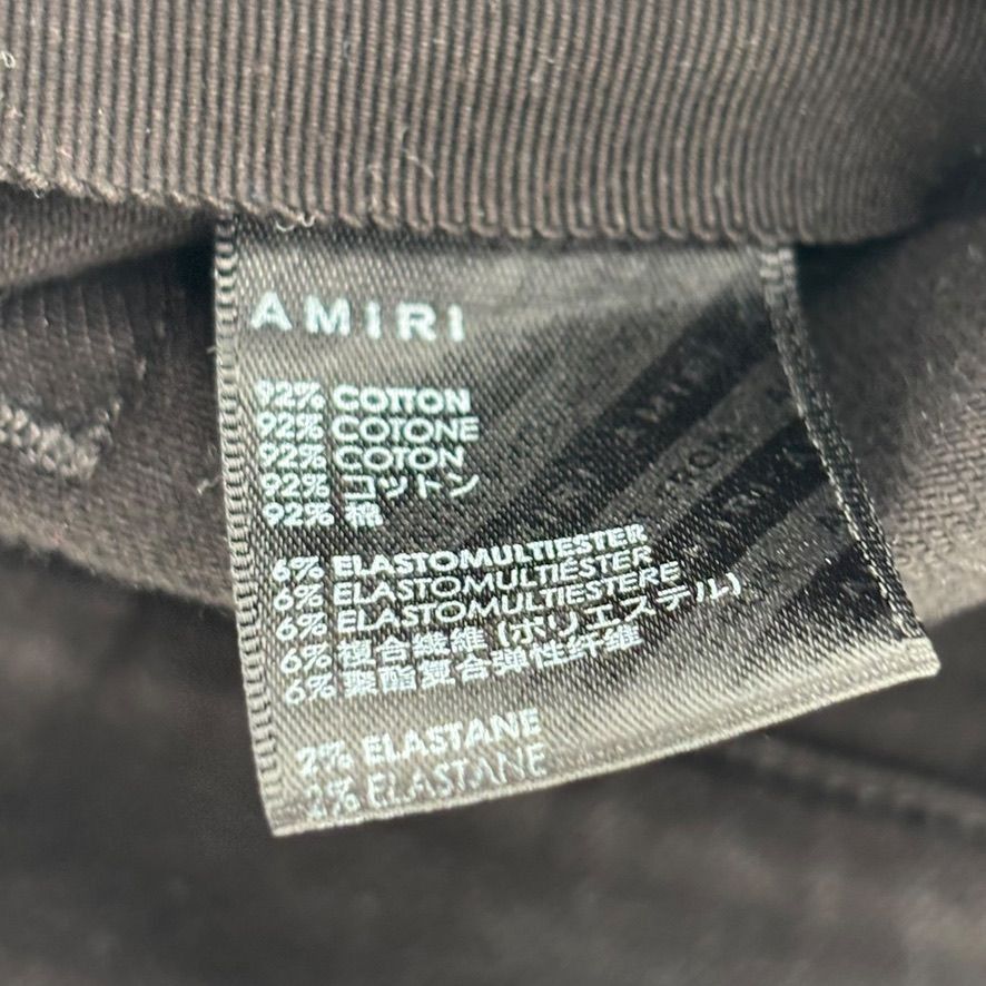 Amiri Black Distressed Skinny Jeans Size US 29 - 4 Thumbnail