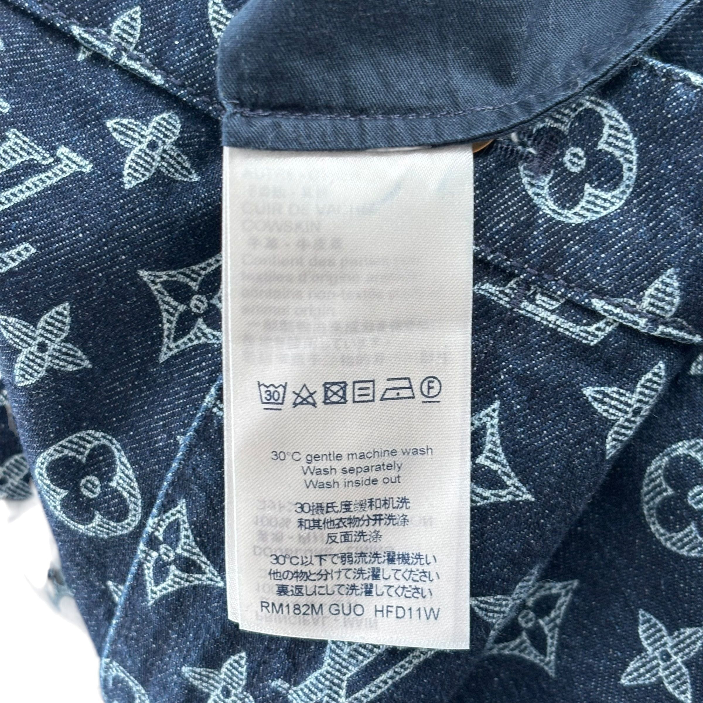 Louis Vuitton Kim Jones Monogram Denim Jeans Blue Size US 28 / EU 44 - 5 Thumbnail