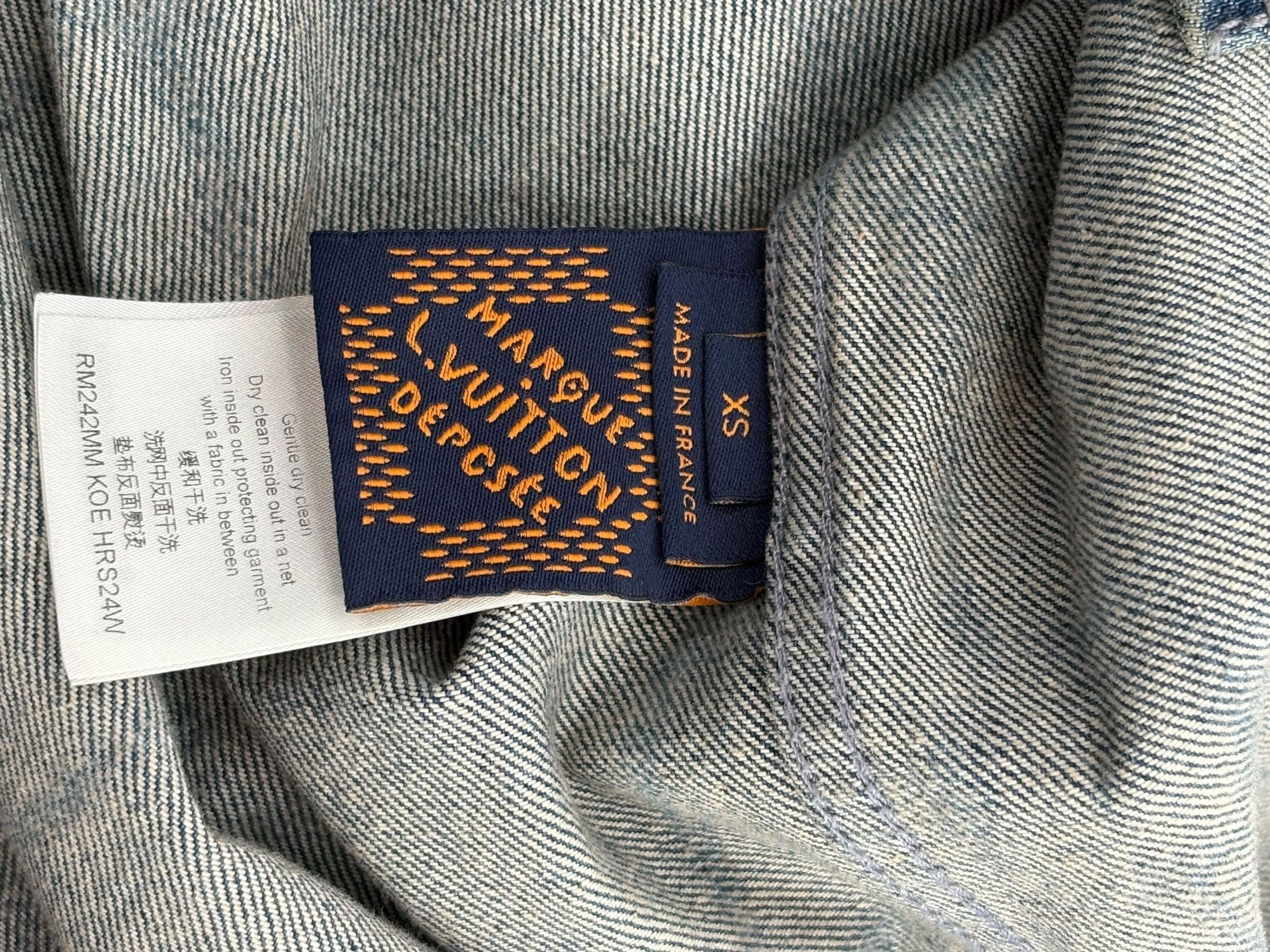 Louis Vuitton Barb Wire Monogram Denim Shirt Size US XS / EU 42 / 0 - 4 Thumbnail
