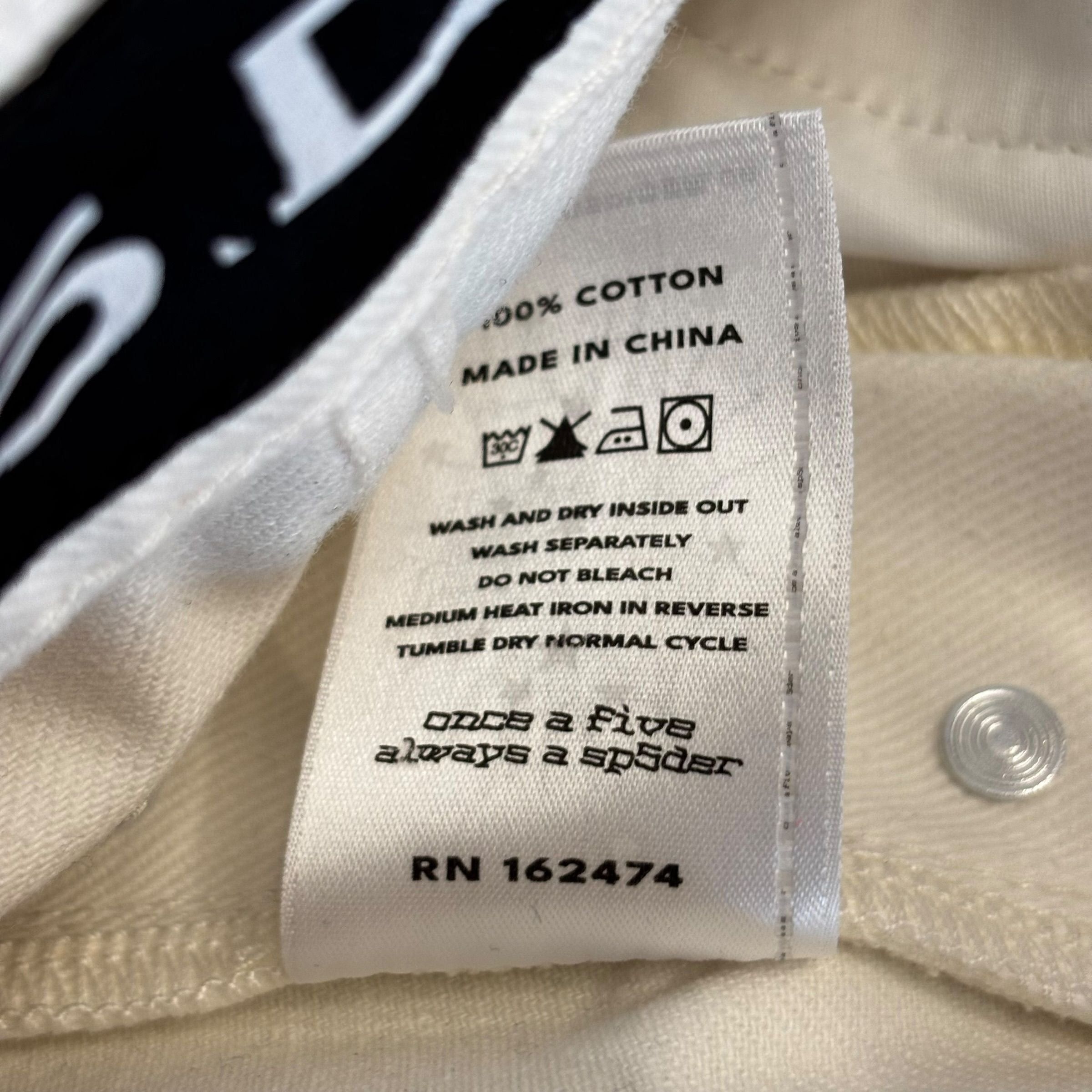 Sp5der V3 Logo Denim Short White Size US 36 / EU 52 - 5 Thumbnail