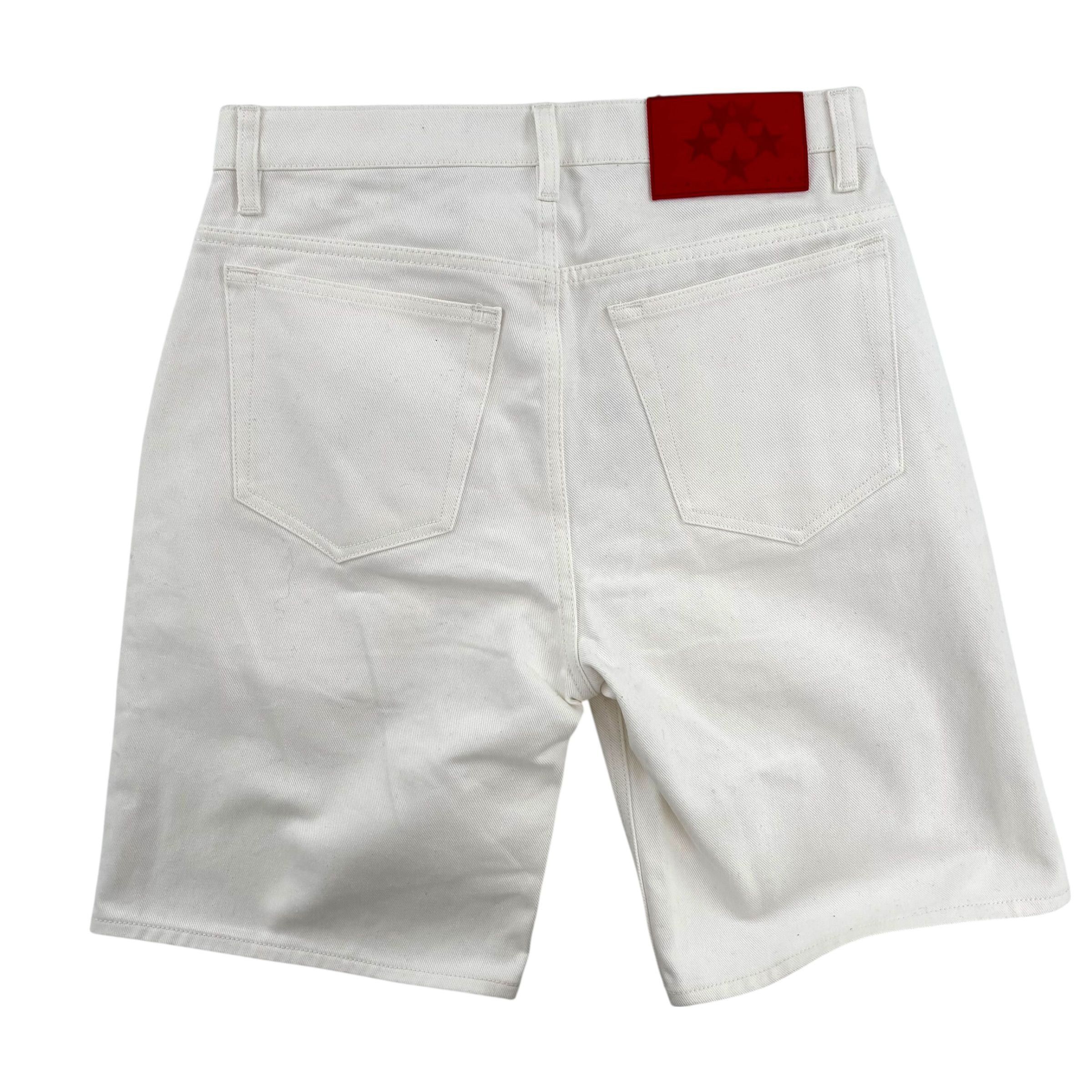 Sp5der V3 Logo Denim Short White Size US 36 / EU 52 - 3 Thumbnail