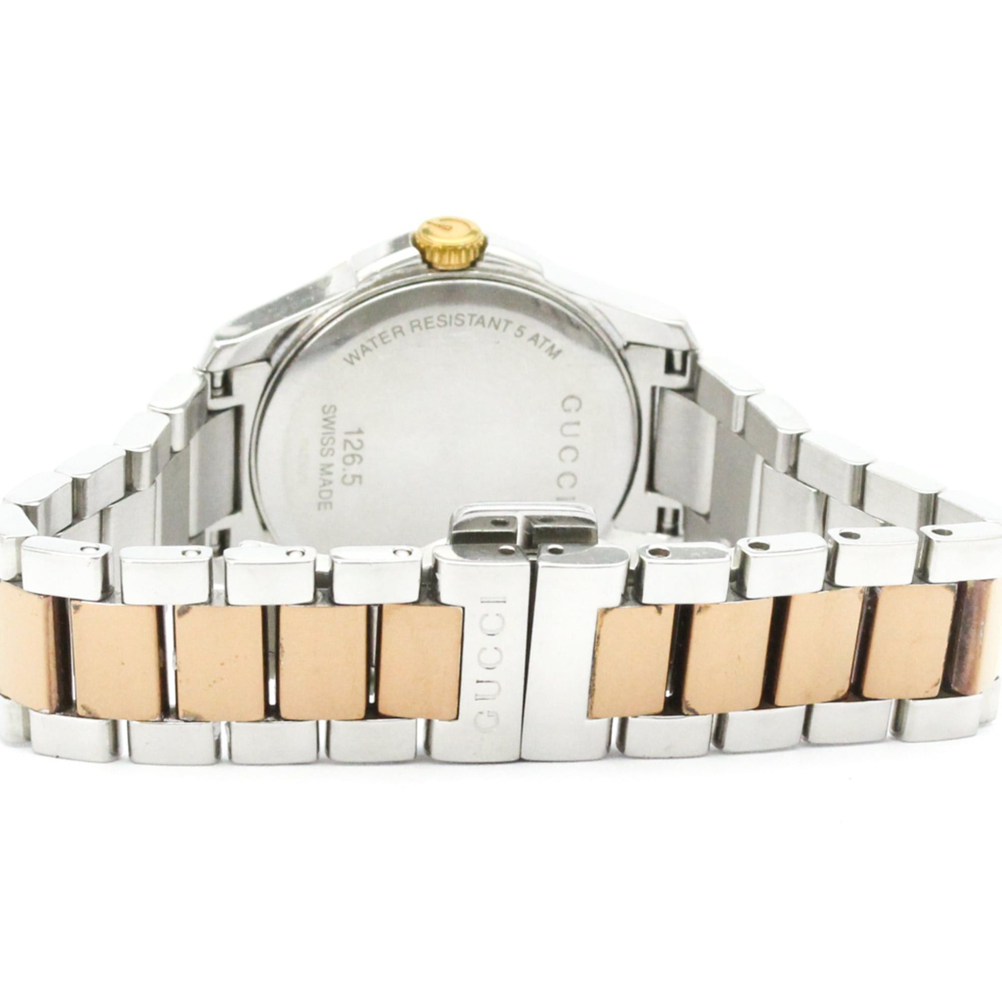 Gucci GUCCI G-Timeless Pink Gold Plated Steel Quartz Ladies Watch YA126528 126.5 Size ONE SIZE - 5 Thumbnail