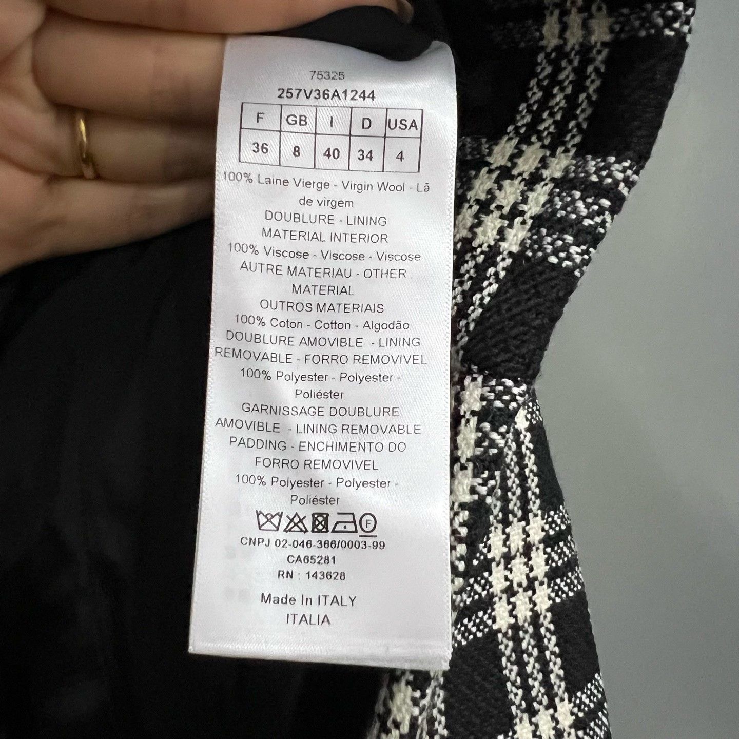 Dior Dior Plaid Hooded Jacket Size 36 Size XS / US 0-2 / IT 36-38 - 4 Thumbnail