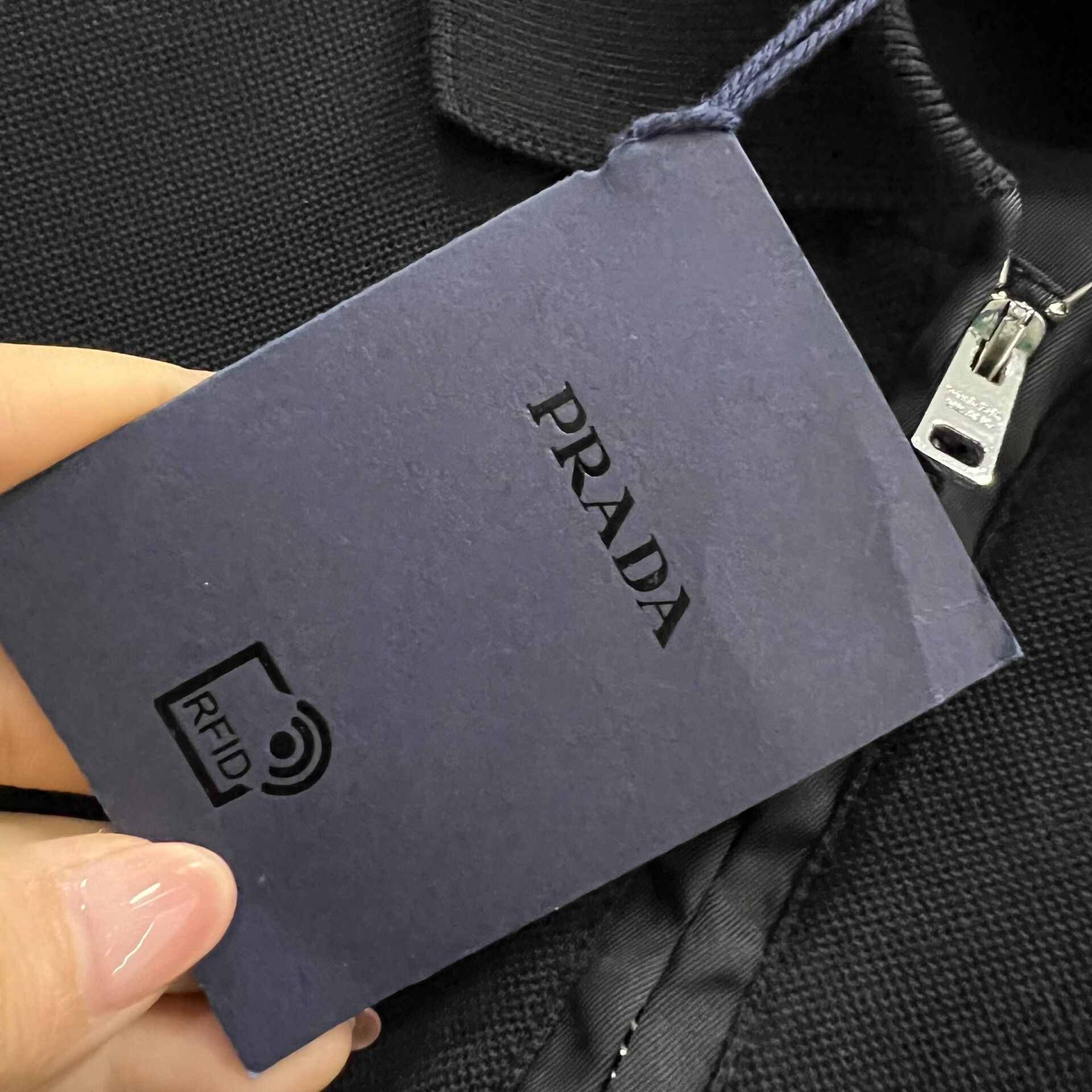Prada Prada Triangle Logo Half-Zip Polo Size L Size US L / EU 52-54 / 3 - 6 Thumbnail