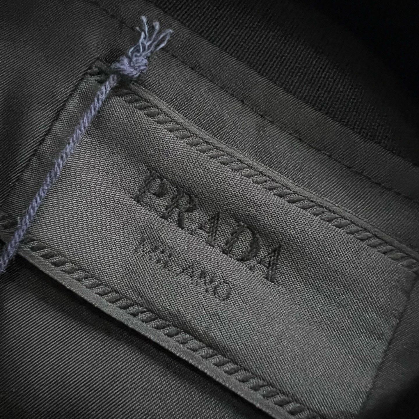 Prada Prada Triangle Logo Half-Zip Polo Size L Size US L / EU 52-54 / 3 - 5 Thumbnail