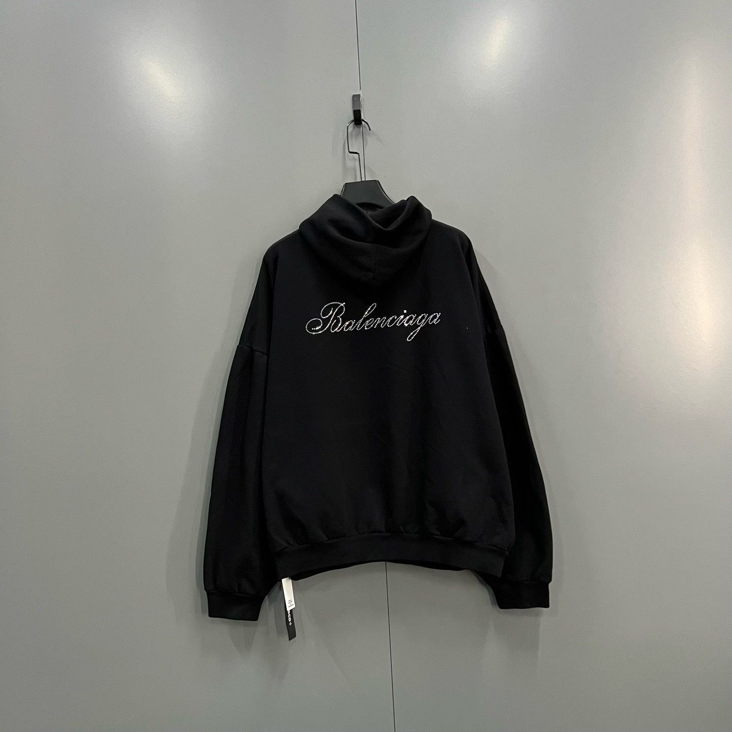 Balenciaga Balenciaga Back Logo Hoodie Size M Size US M / EU 48-50 / 2 - 3 Thumbnail