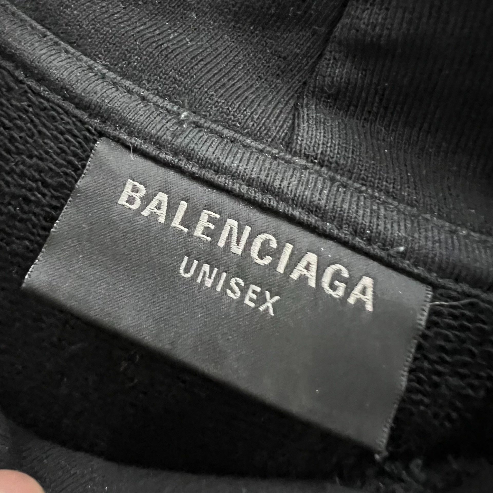 Balenciaga Balenciaga Back Logo Hoodie Size M Size US M / EU 48-50 / 2 - 5 Thumbnail