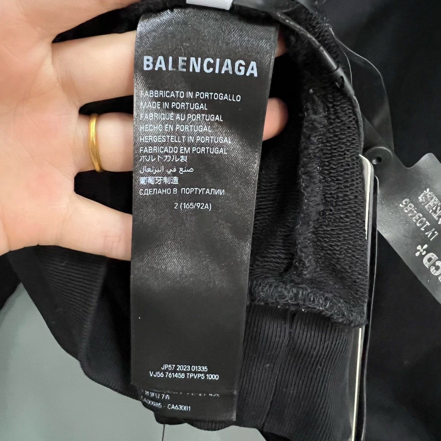 Balenciaga Balenciaga Back Logo Hoodie Size M Size US M / EU 48-50 / 2 - 4 Thumbnail