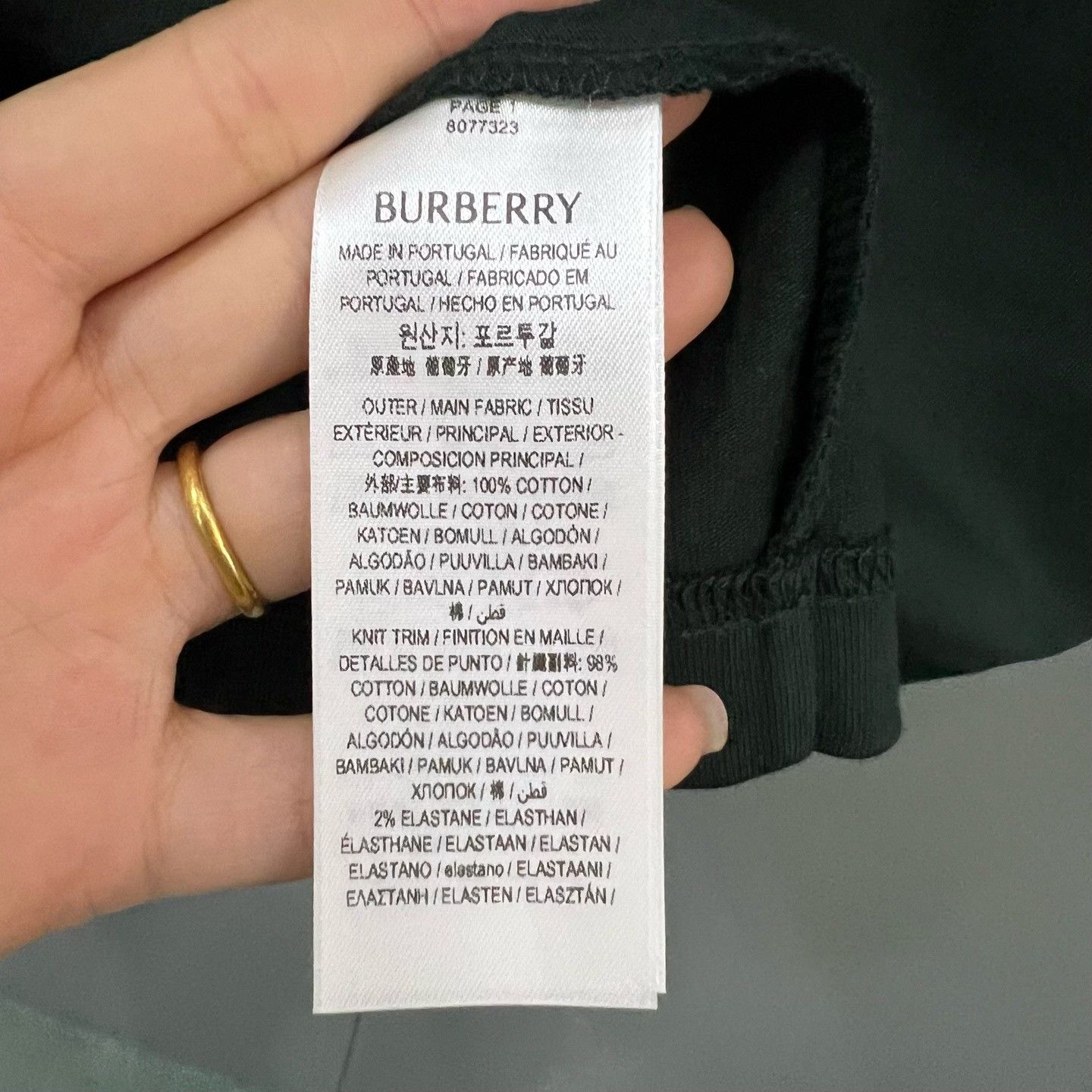 Burberry Burberry EKD Embroidered T-Shirt Size S Size US S / EU 44-46 / 1 - 4 Thumbnail
