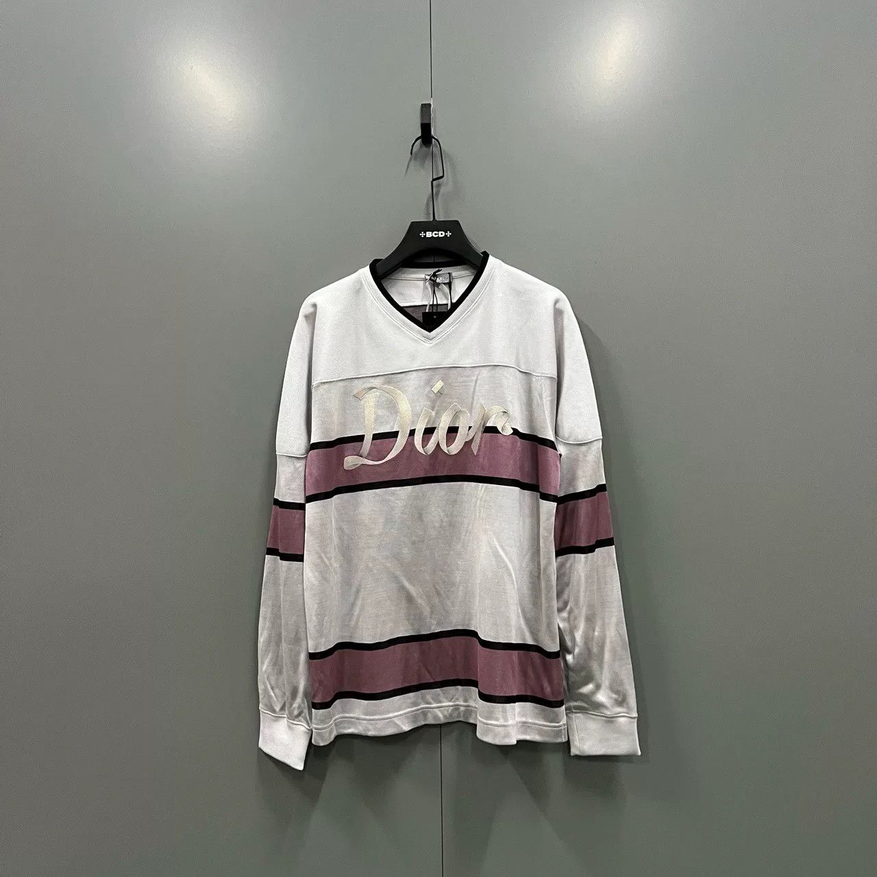 Dior Dior Embroidered Logo Long Sleeve Tee Size M Size US M / EU 48-50 / 2 - 2 Thumbnail