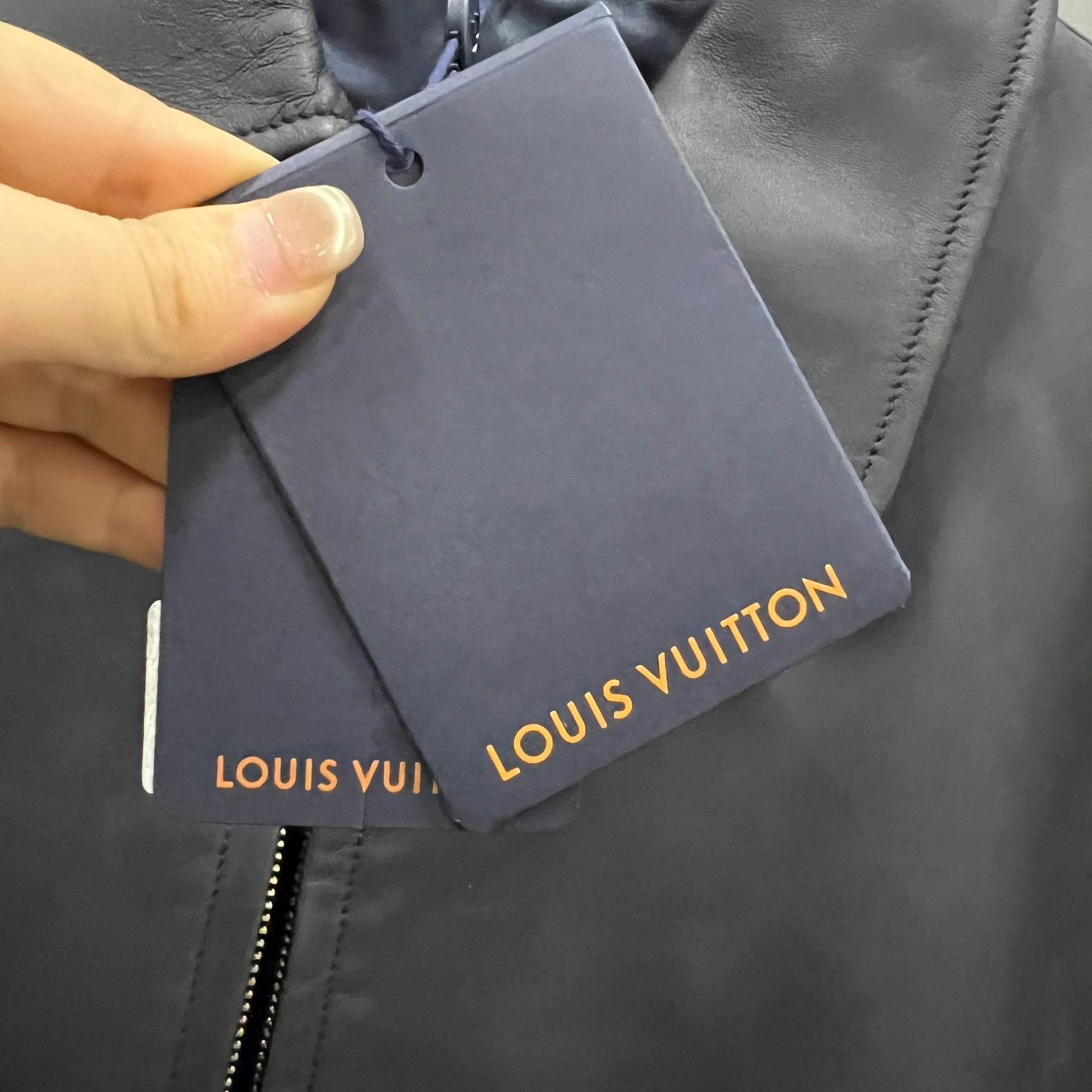 Louis Vuitton Louis Vuitton Leather Bomber Jacket Size 48 Size US M / EU 48-50 / 2 - 4 Thumbnail