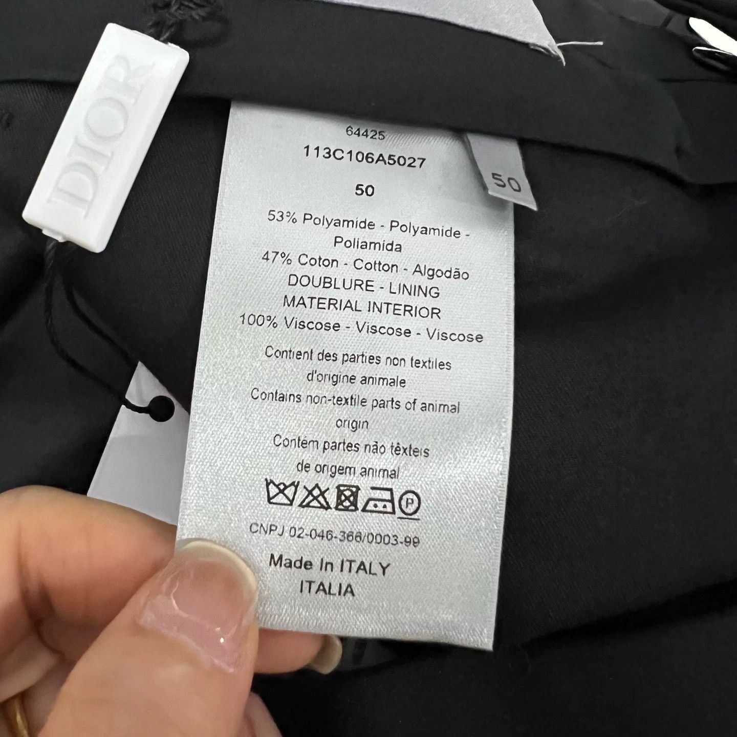 Dior Dior CD Logo Trousers Size 50 Size US 34 / EU 50 - 6 Thumbnail