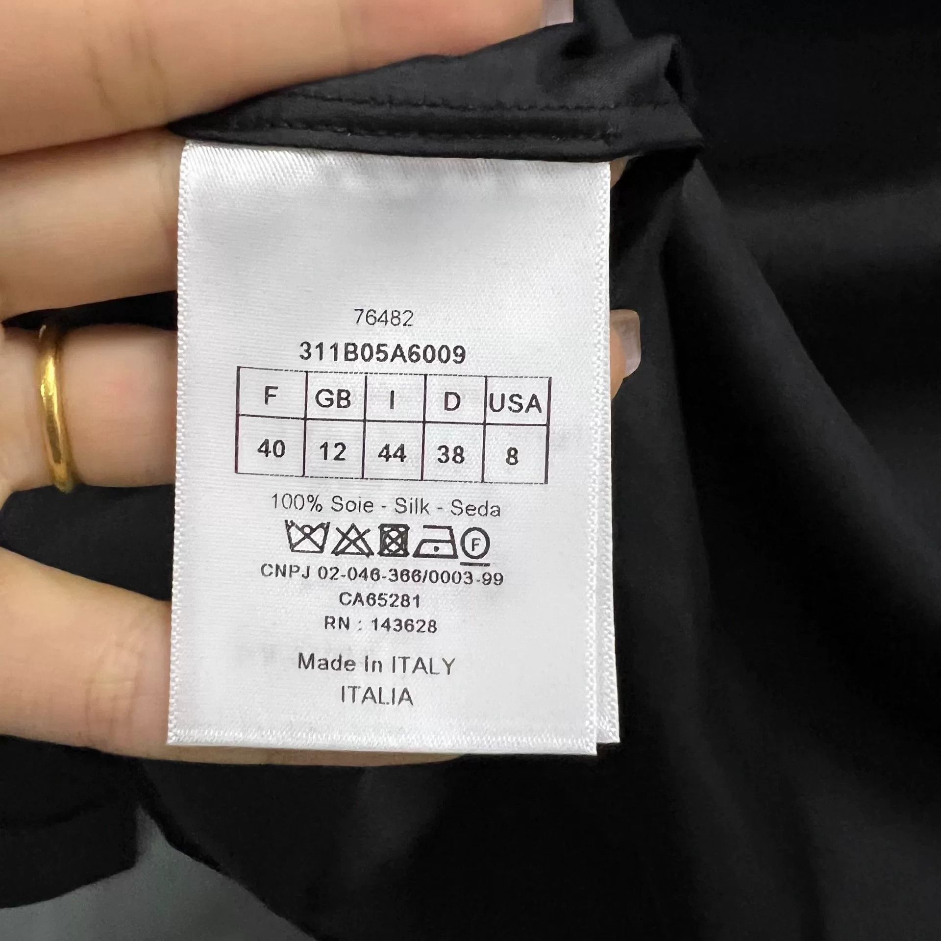 Christian Dior Monsieur Christian Dior Silk Blouse Size 40 Size M / US 6-8 / IT 42-44 - 4 Thumbnail