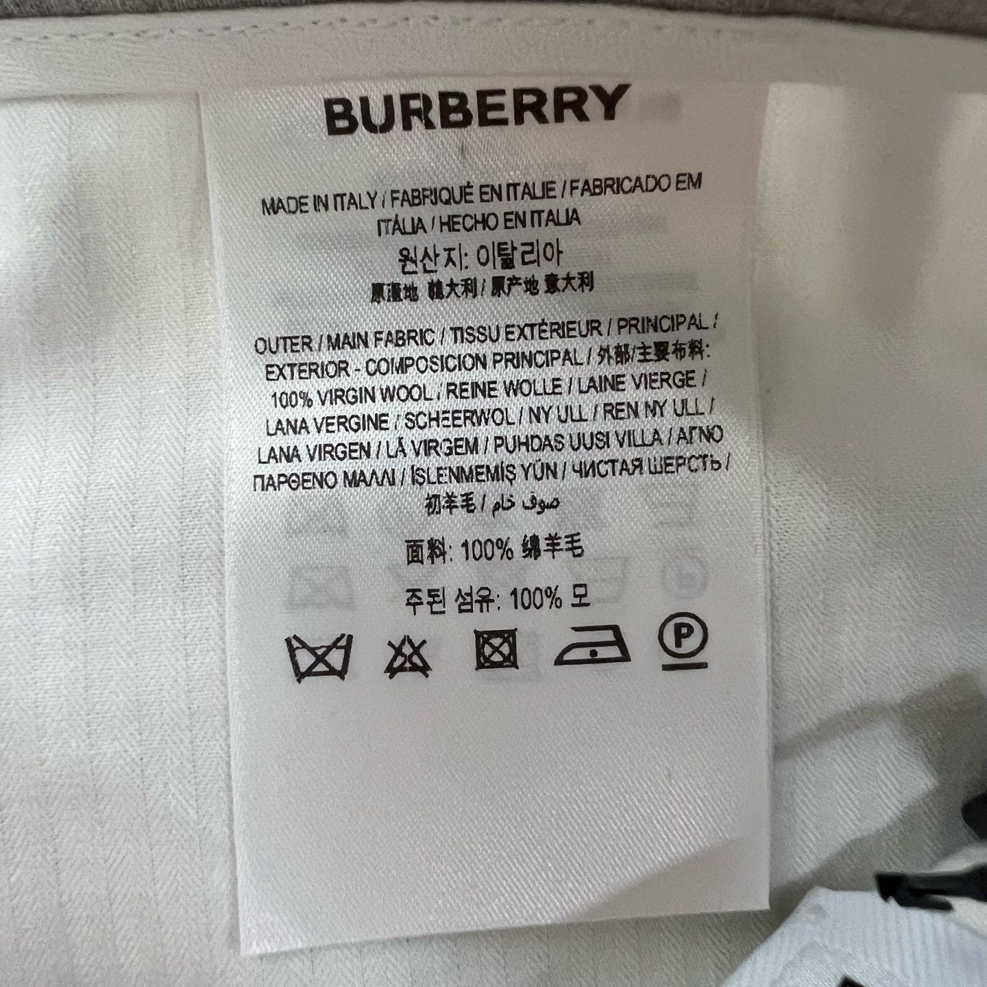 Burberry Burberry Wool Trousers Size 30 Size US 30 / EU 46 - 4 Thumbnail