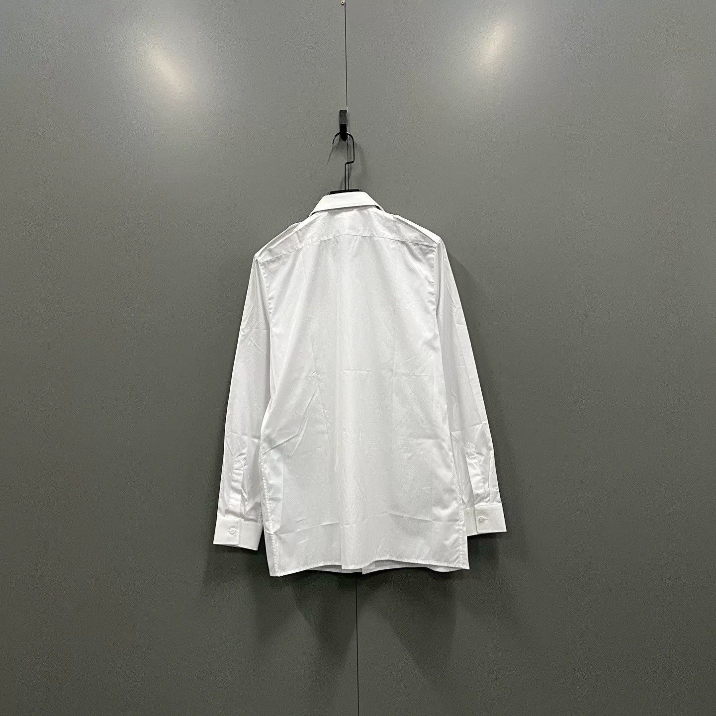 Prada Prada White Long Sleeve Button Up Shirt Size M Size US M / EU 48-50 / 2 - 5 Thumbnail