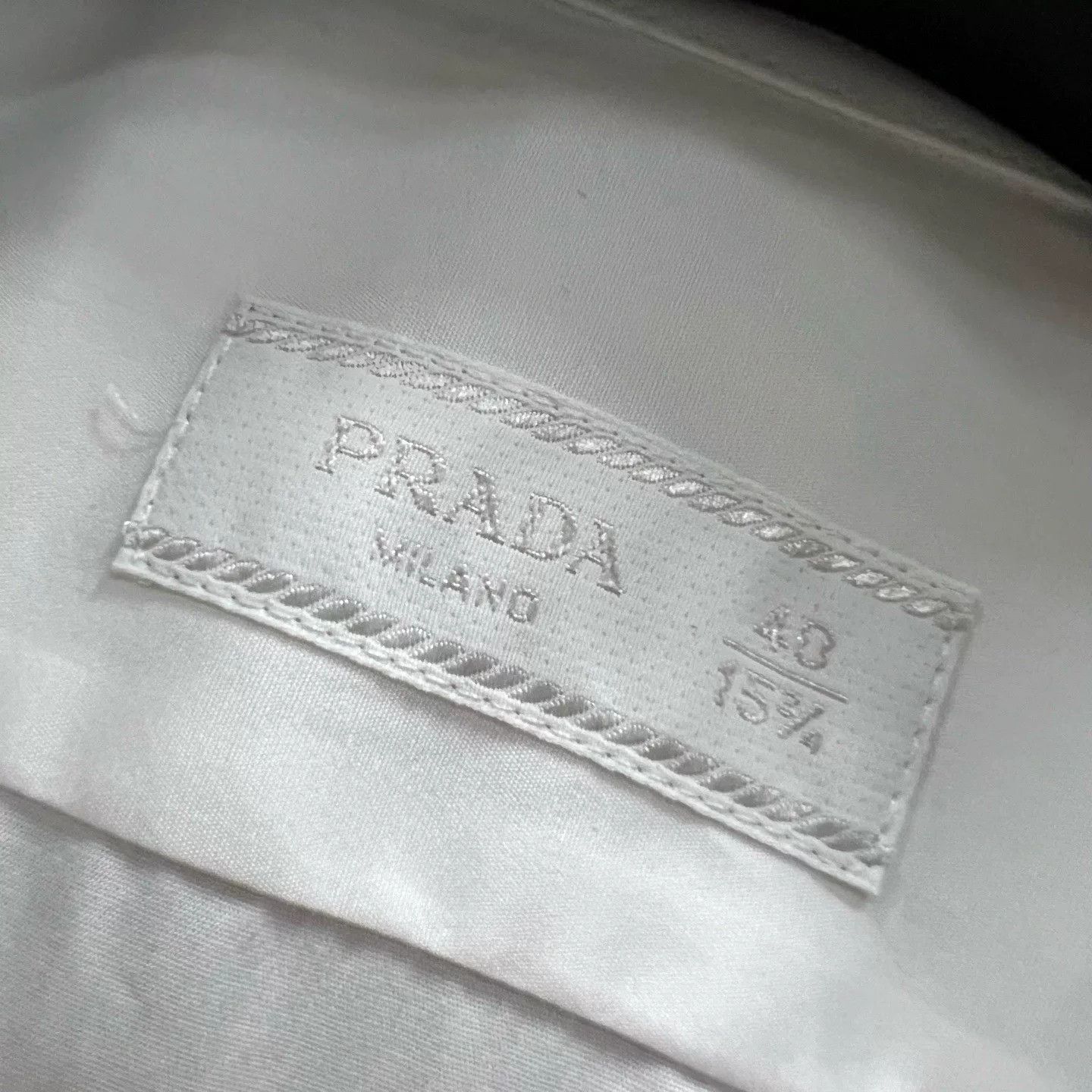 Prada Prada White Long Sleeve Button Up Shirt Size M Size US M / EU 48-50 / 2 - 3 Thumbnail