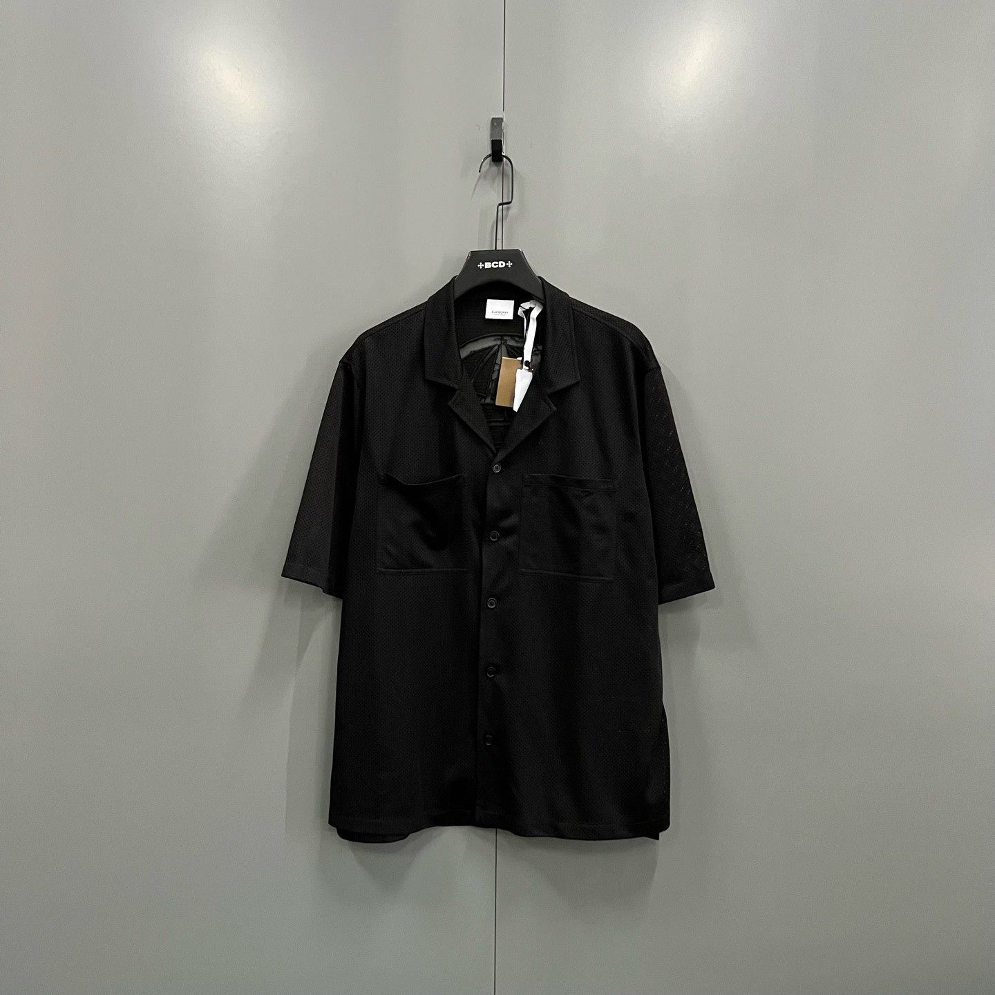 Burberry Burberry Back Embroidery Mesh Button Up Shirt Size L Size US L / EU 52-54 / 3 - 2 Thumbnail