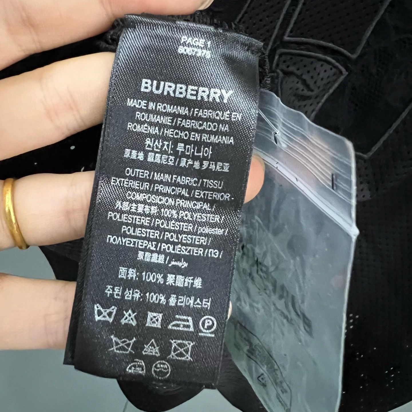 Burberry Burberry Back Embroidery Mesh Button Up Shirt Size L Size US L / EU 52-54 / 3 - 4 Thumbnail