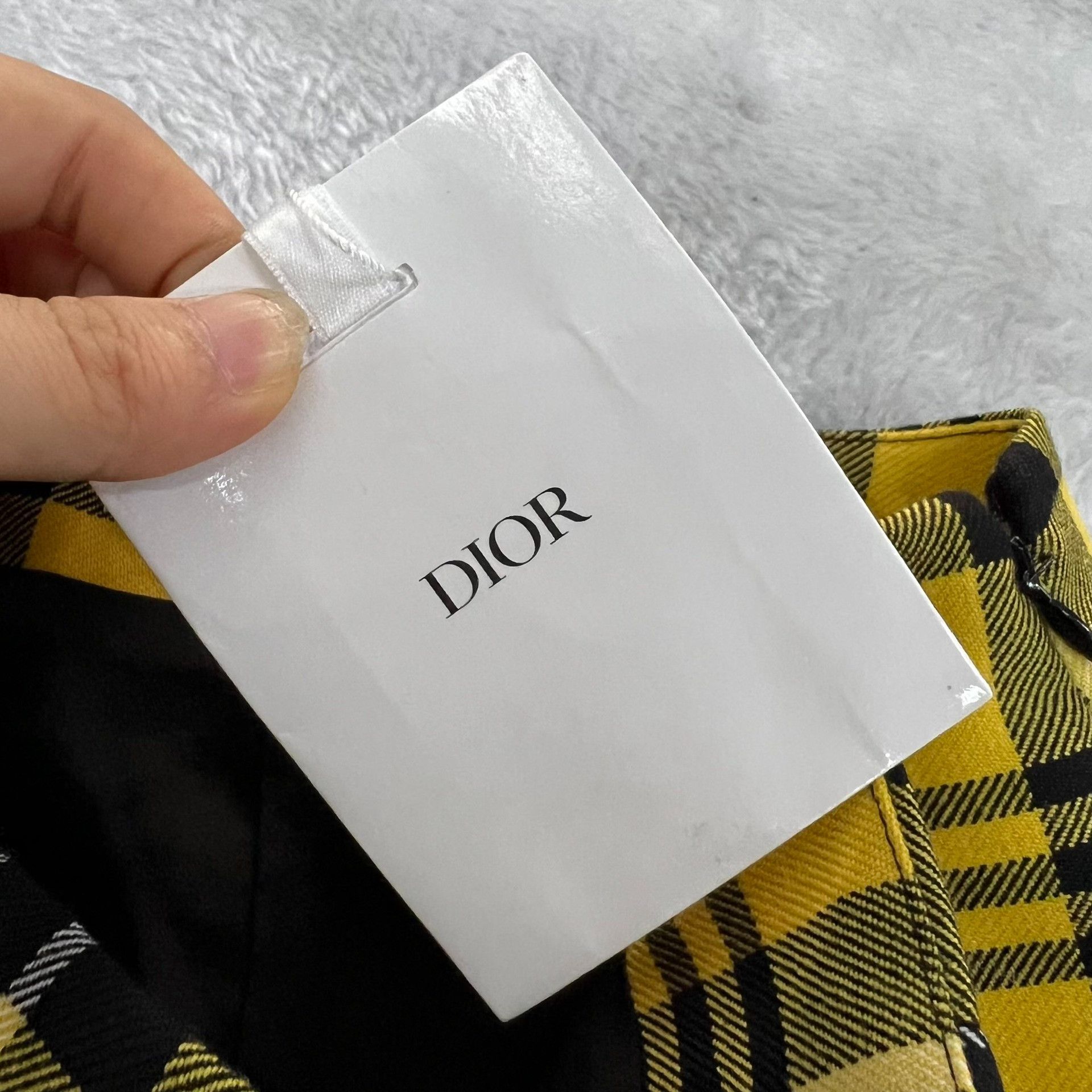 Christian Dior Monsieur Christian Dior Yellow Plaid Shorts Size 34 Size 25" / US 0 / IT 36 - 5 Thumbnail
