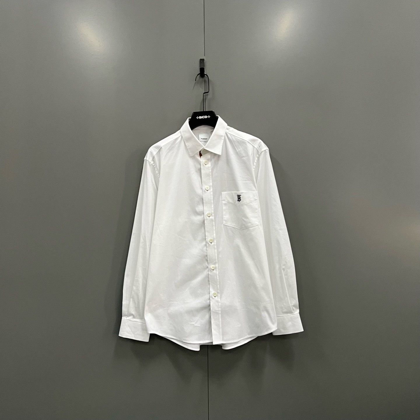 Burberry Burberry TB Logo White Shirt Size L Size US L / EU 52-54 / 3 - 2 Thumbnail