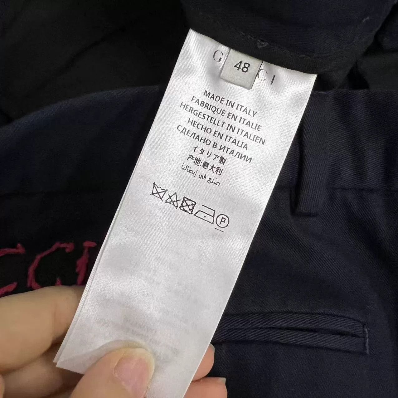 Gucci Gucci Navy Casual Pants Size 48 Size US 32 / EU 48 - 6 Thumbnail