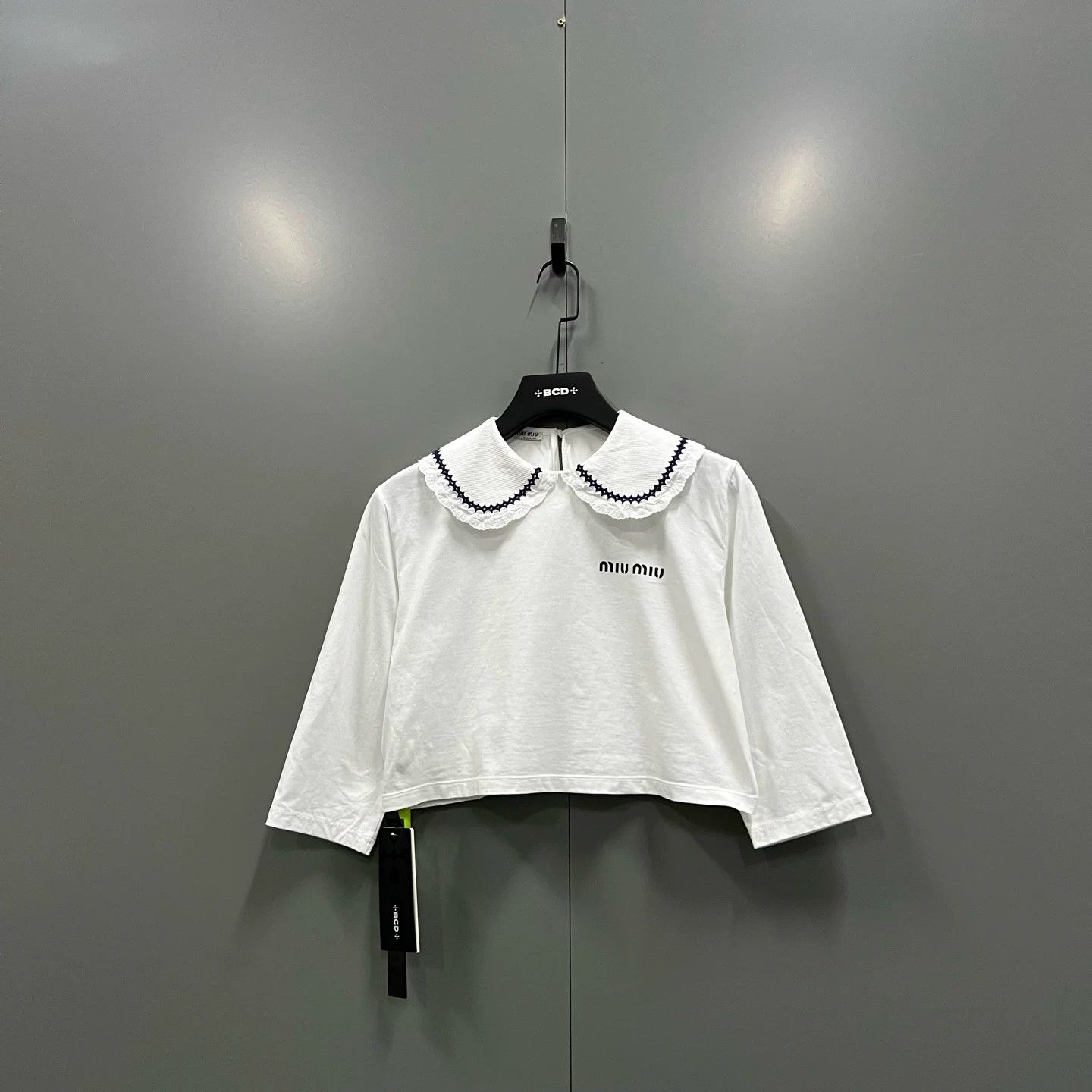 Miu Miu Miu Miu Doll Collar Long Sleeve Top Size M Size M / US 6-8 / IT 42-44 - 2 Thumbnail